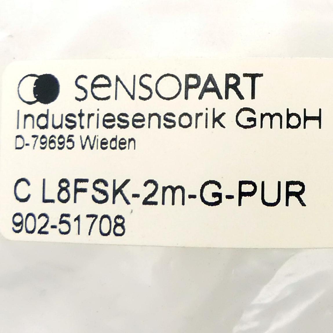 Produktfoto 2 von SENSOPART Kabel CB L8FSK/L8FSK-2m-GG-PUR