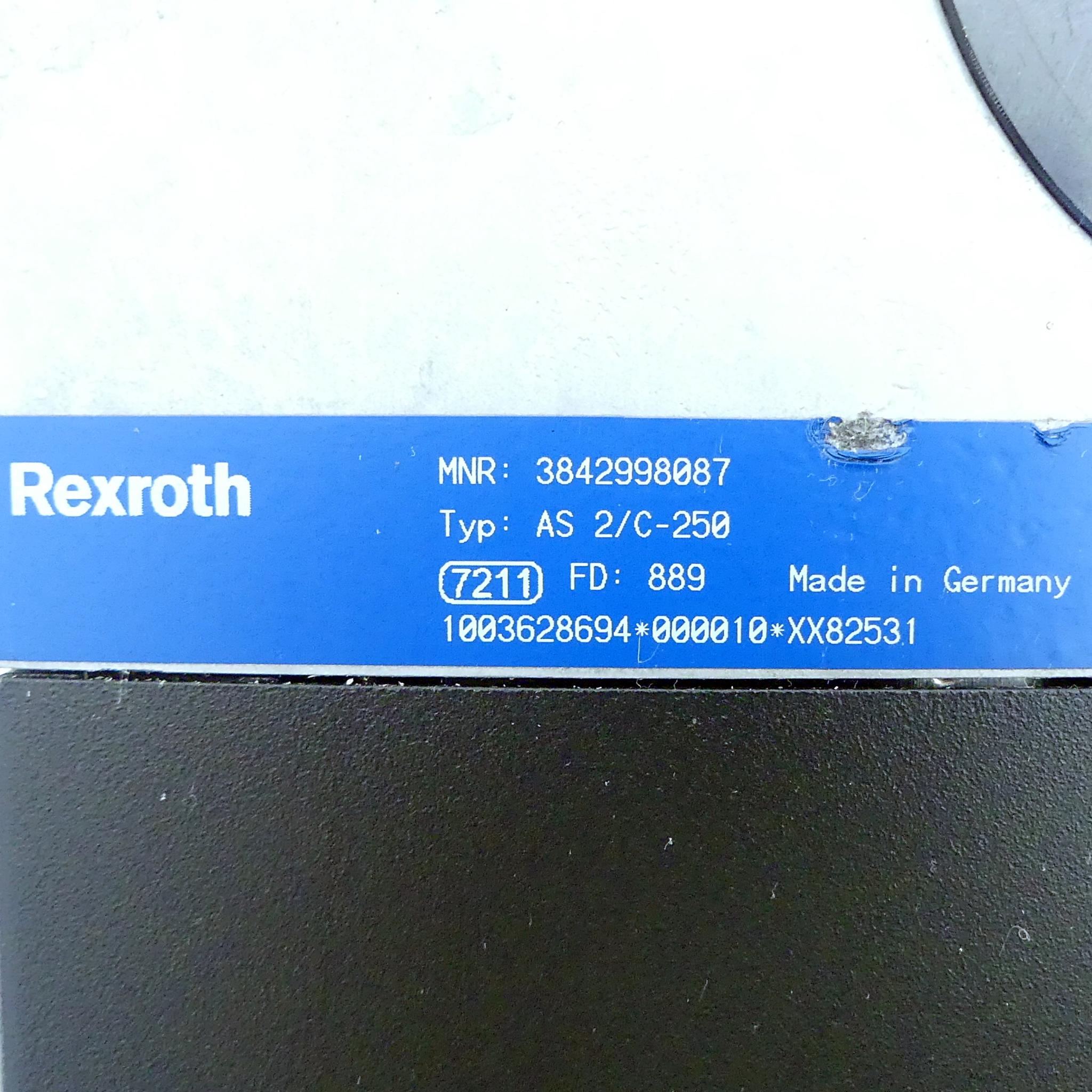 Produktfoto 2 von REXROTH Antriebsstation AS 2/C-250