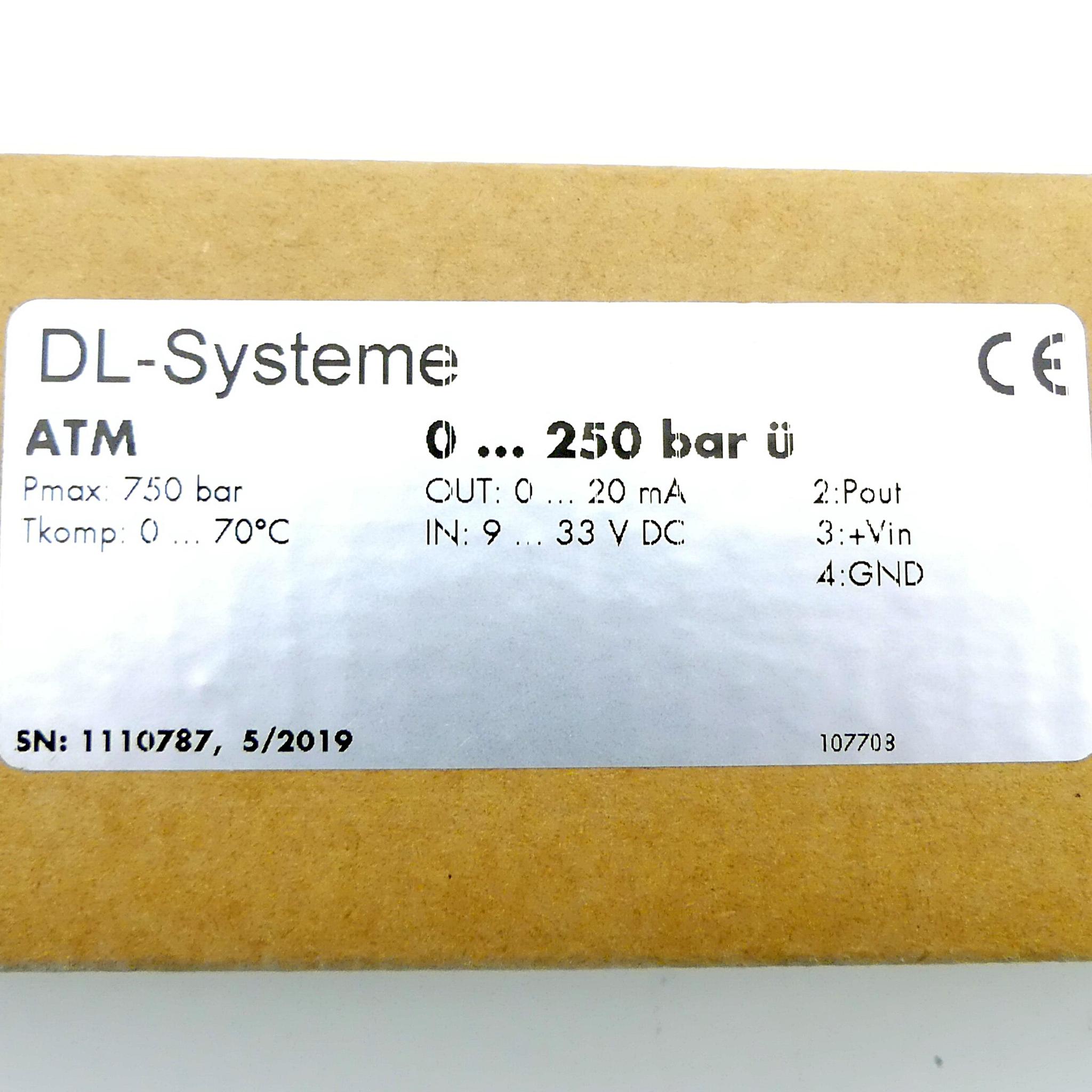 Produktfoto 2 von DL-SYSTEME GMBH Druckmessumformer ATM