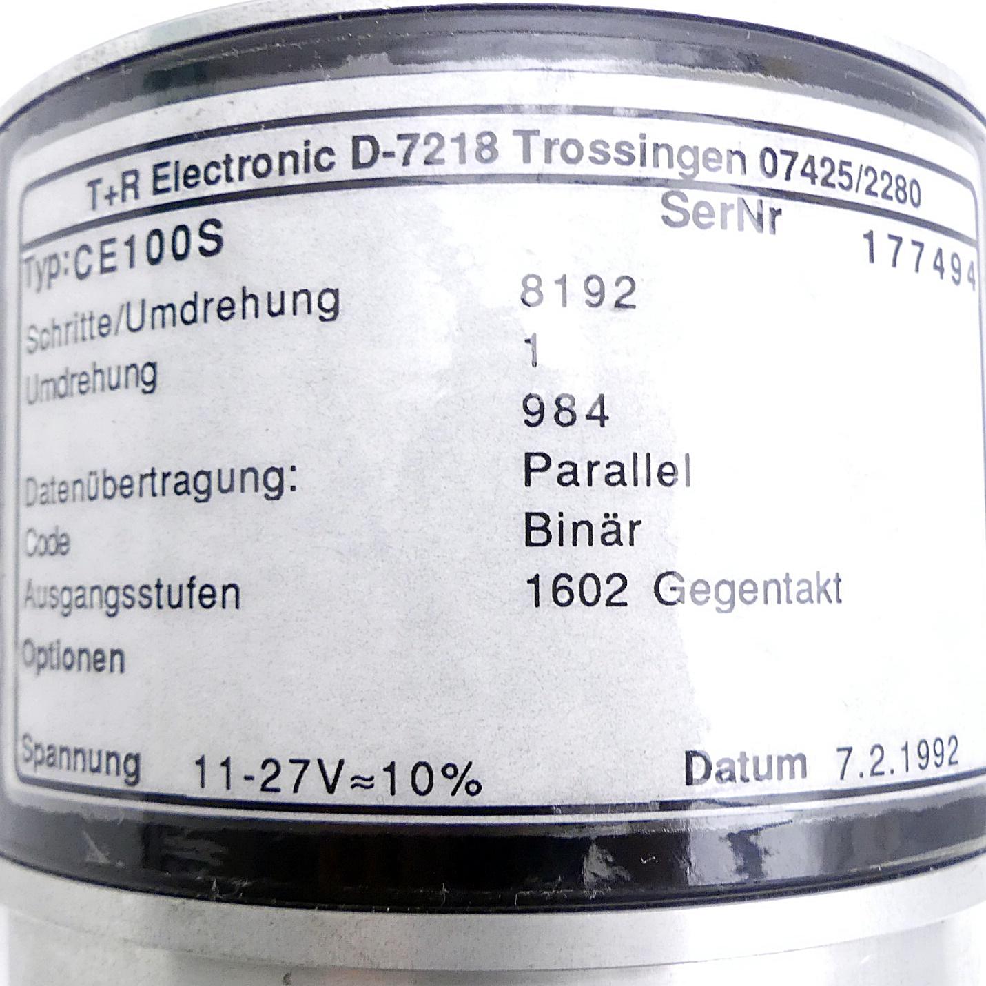 Produktfoto 2 von TR ELECTRONIC Drehgeber CE100S