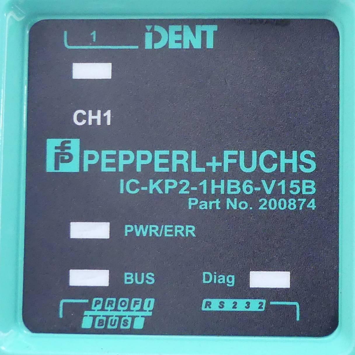 Produktfoto 2 von PEPPERL+FUCHS Auswerteeinheit IC-KP2-1HB6-V15B