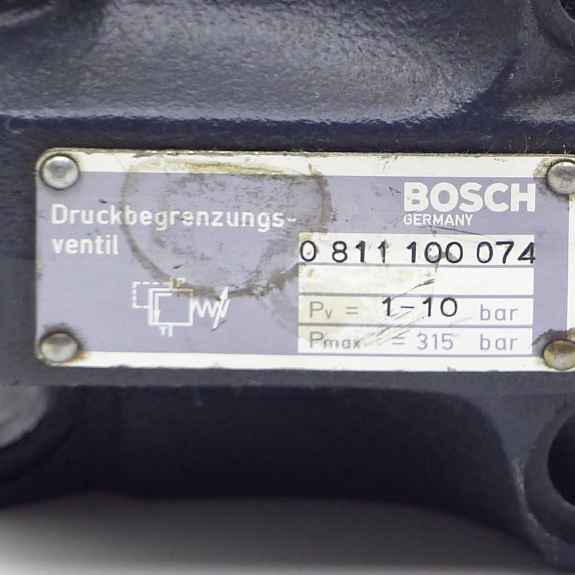 Produktfoto 2 von BOSCH Druckbegrenzungsventil 0 811 100 074