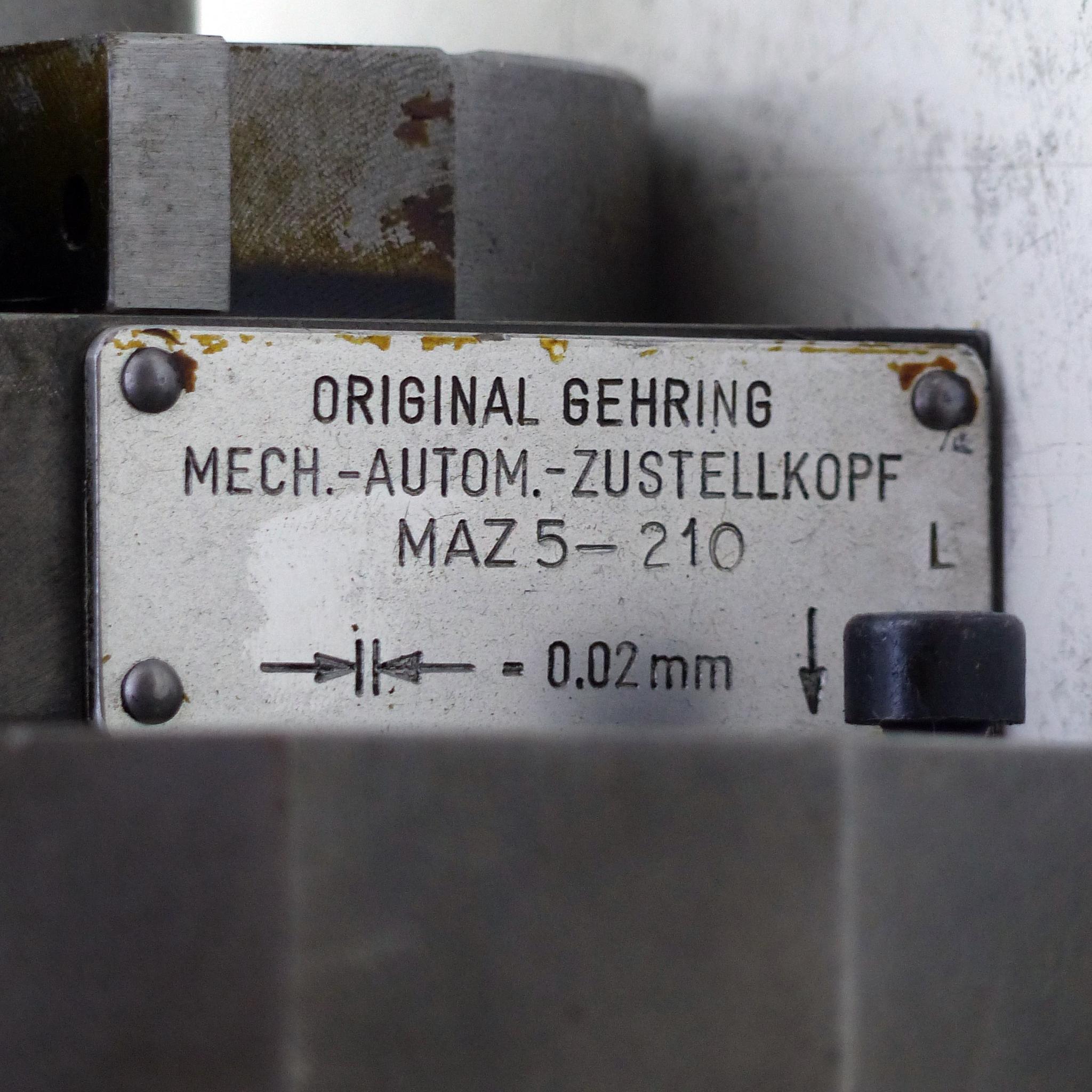 Produktfoto 2 von GEHRING Mech.-Autom.-Zustellkopf