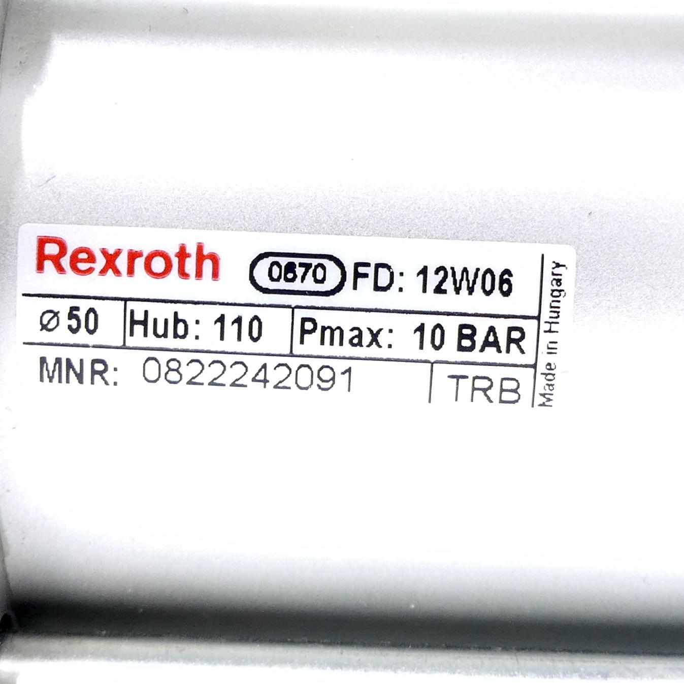 Produktfoto 2 von REXROTH Pneumatikzylinder 0822242091