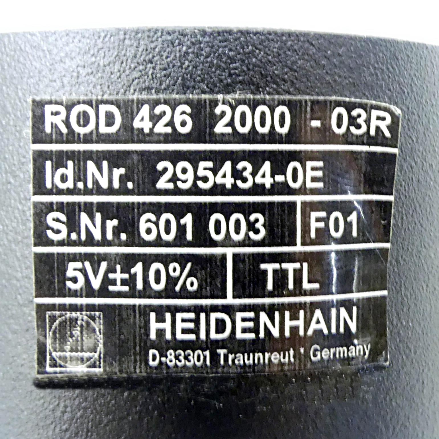 Produktfoto 2 von HEIDENHAIN Drehgeber ROD 426 2000 - 03R