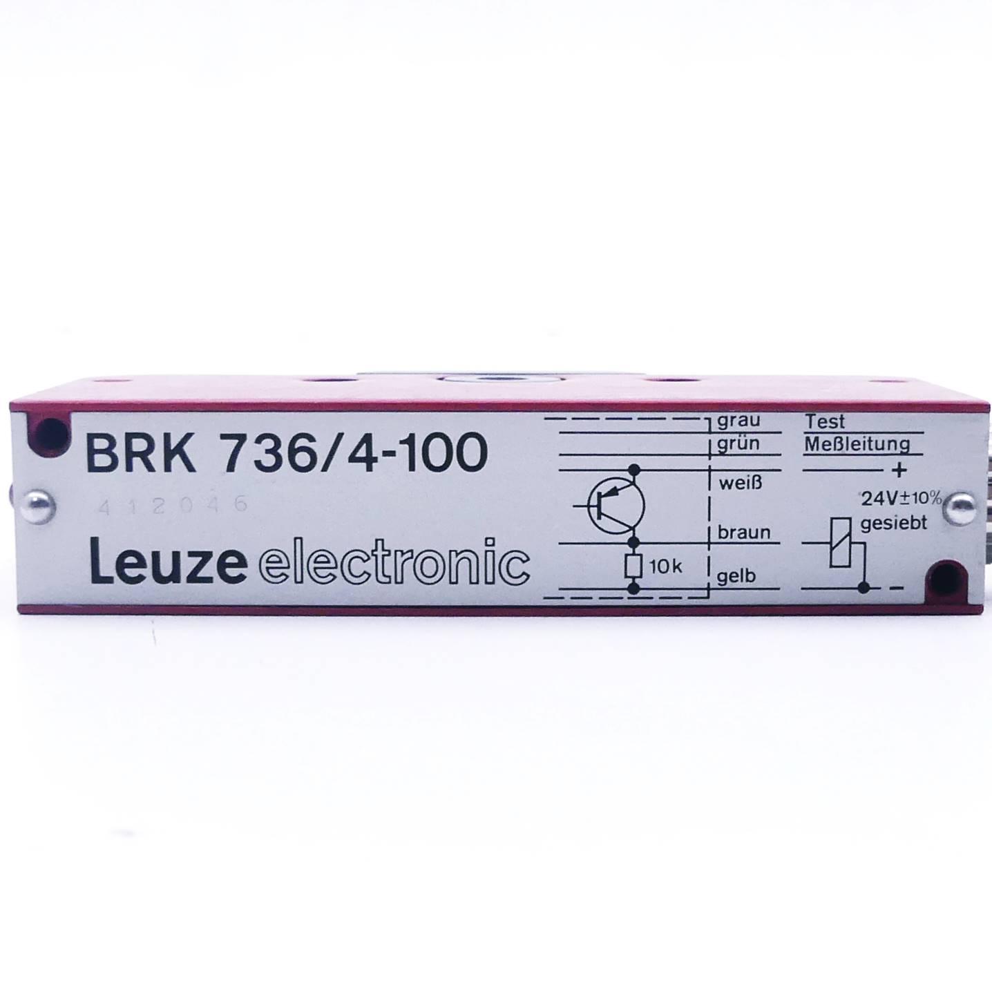 Produktfoto 2 von LEUZE ELECTRONIC Reflexionslichttaster BRK 736/4-100