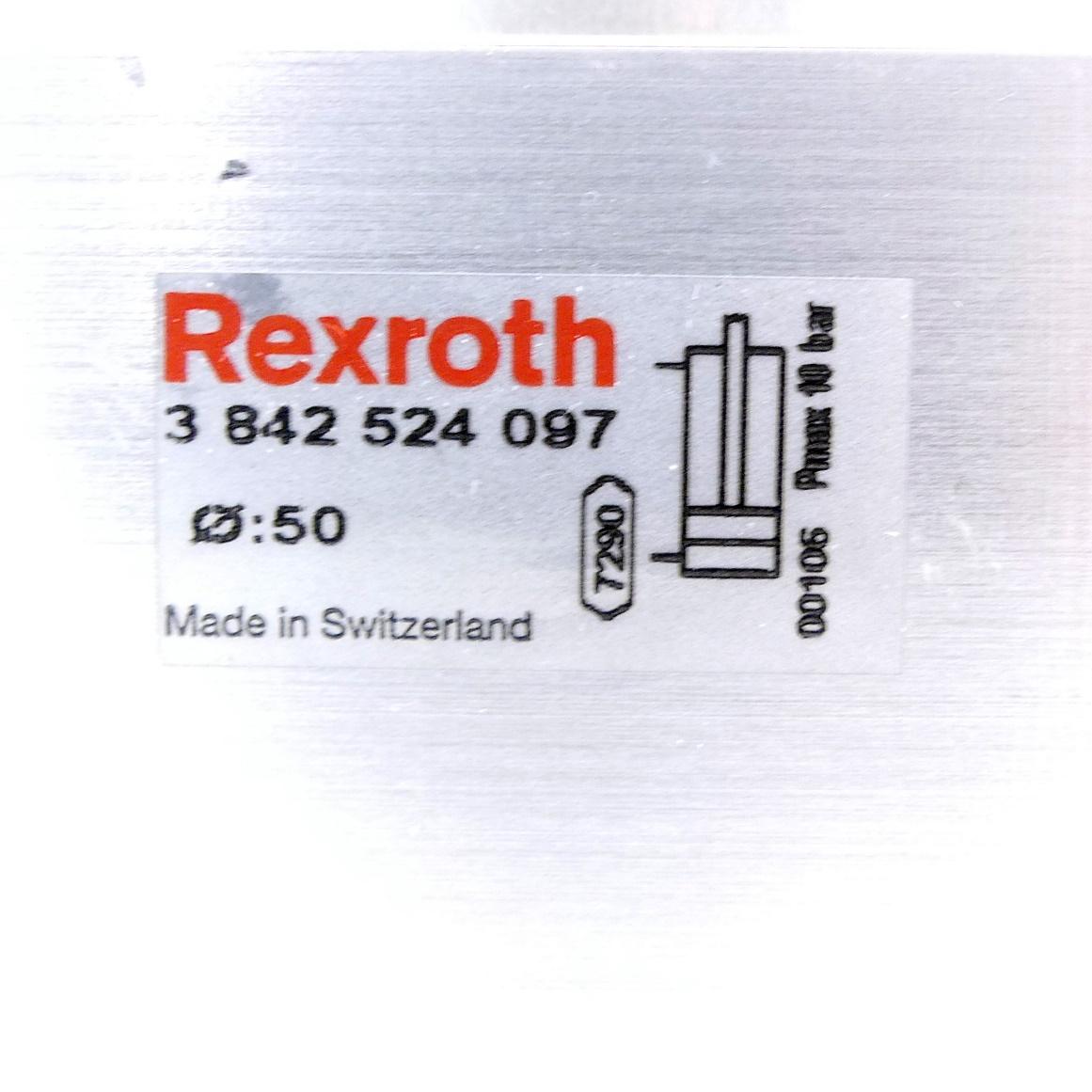 Produktfoto 2 von REXROTH Pneumatikzylinder 3 842 524 097