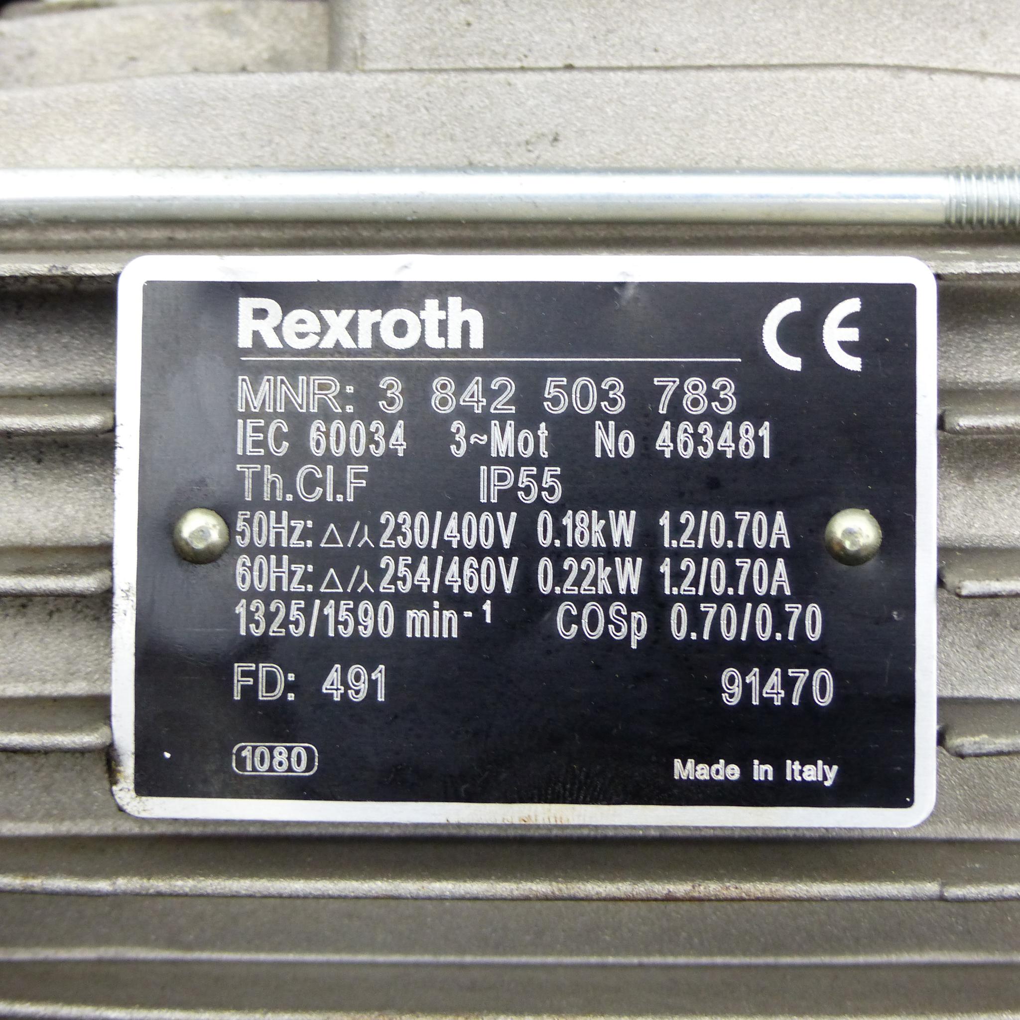 Produktfoto 2 von REXROTH Getriebemotor 3842503783