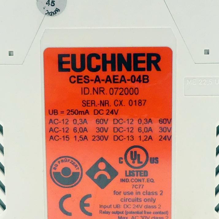 Produktfoto 2 von EUCHNER Auswertegerät CES-A-AEA-04B