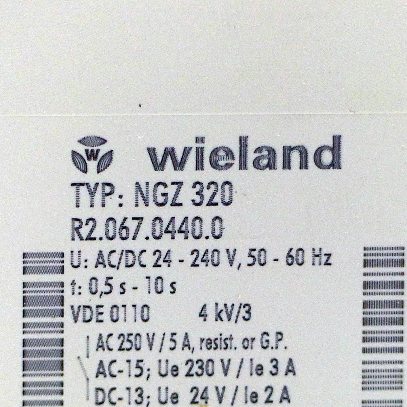 Produktfoto 2 von WIELAND NGZ 320