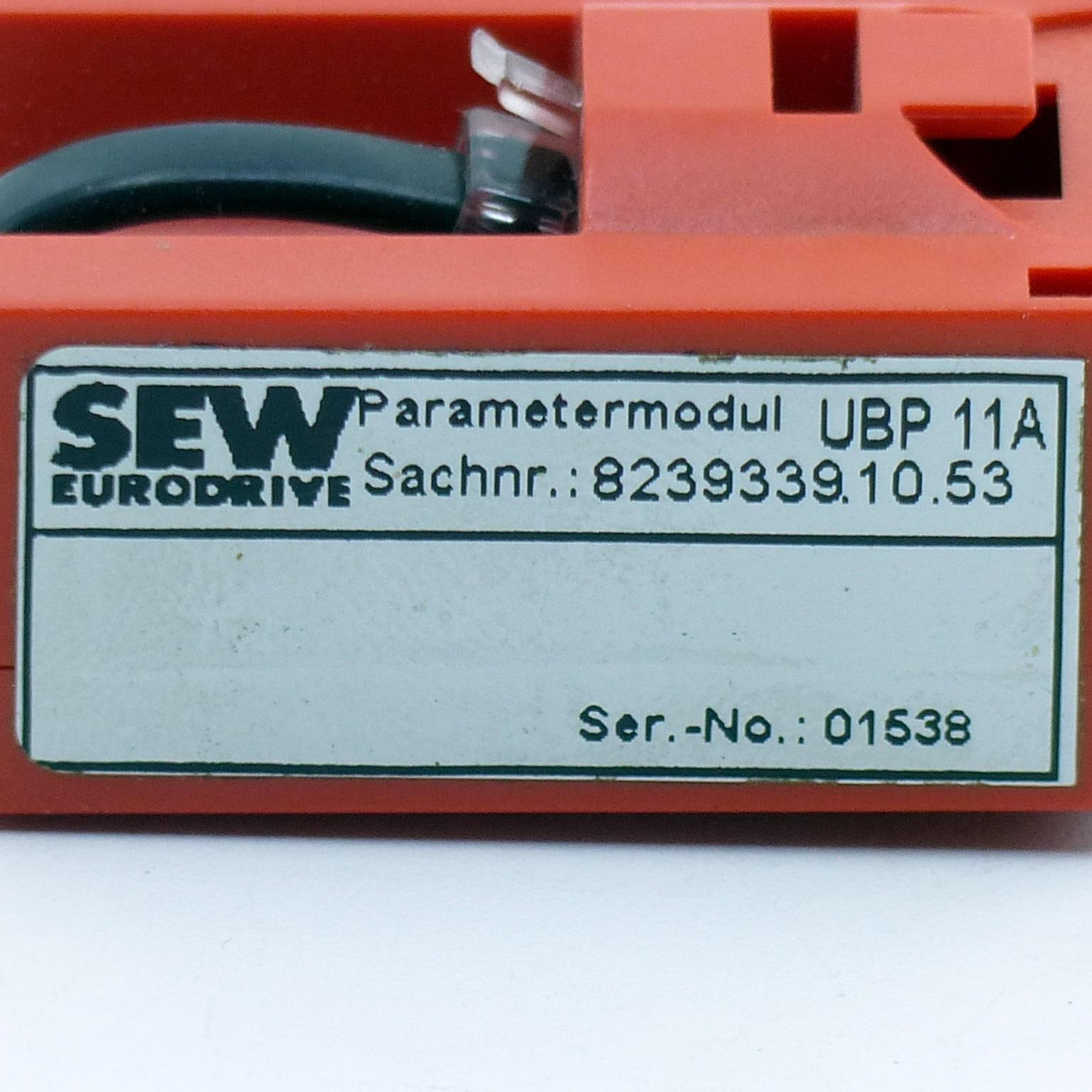 Produktfoto 2 von SEW-EURODRIVE Parametermodul UBP11A