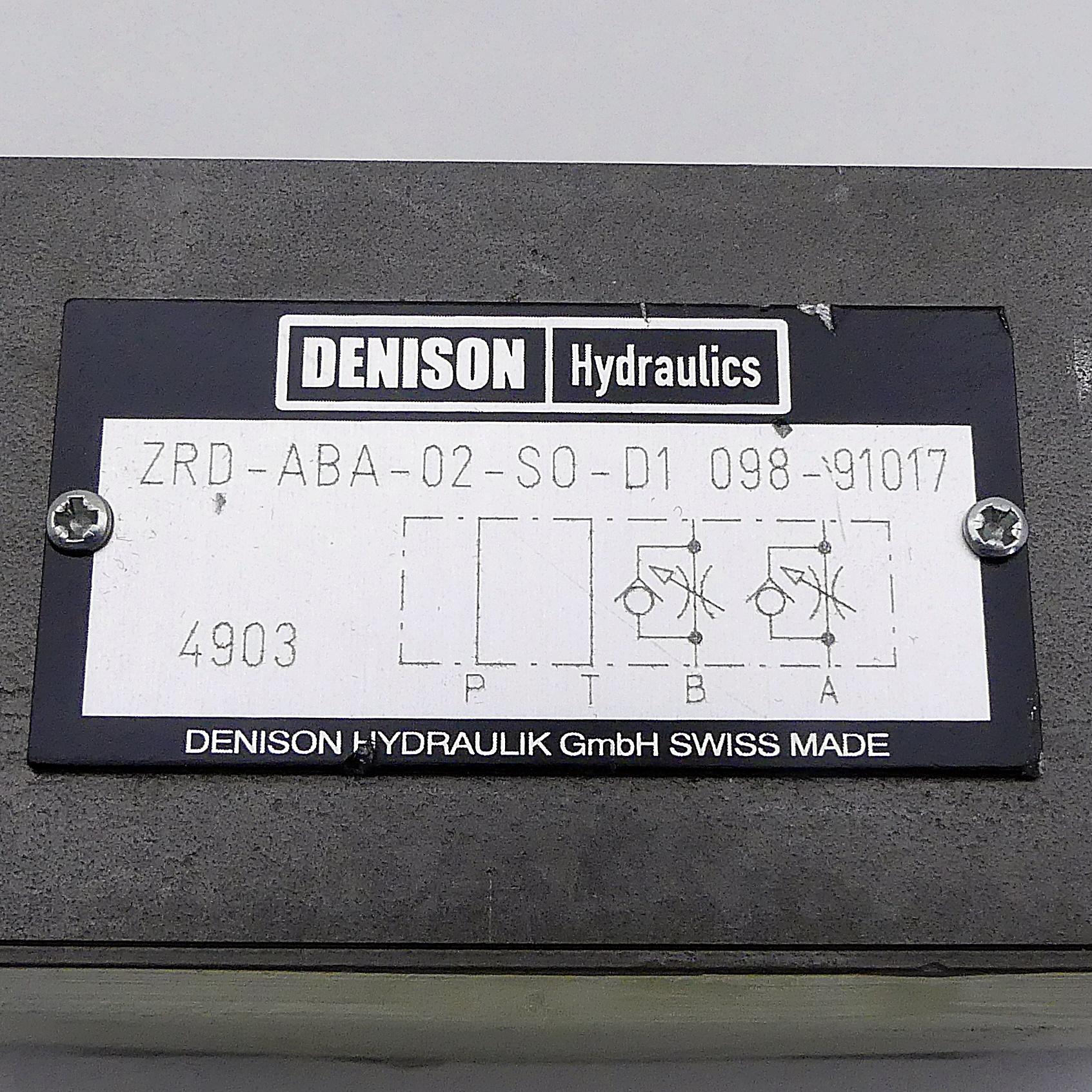 Produktfoto 2 von DENISON HYDRAULICS Durchflussventil