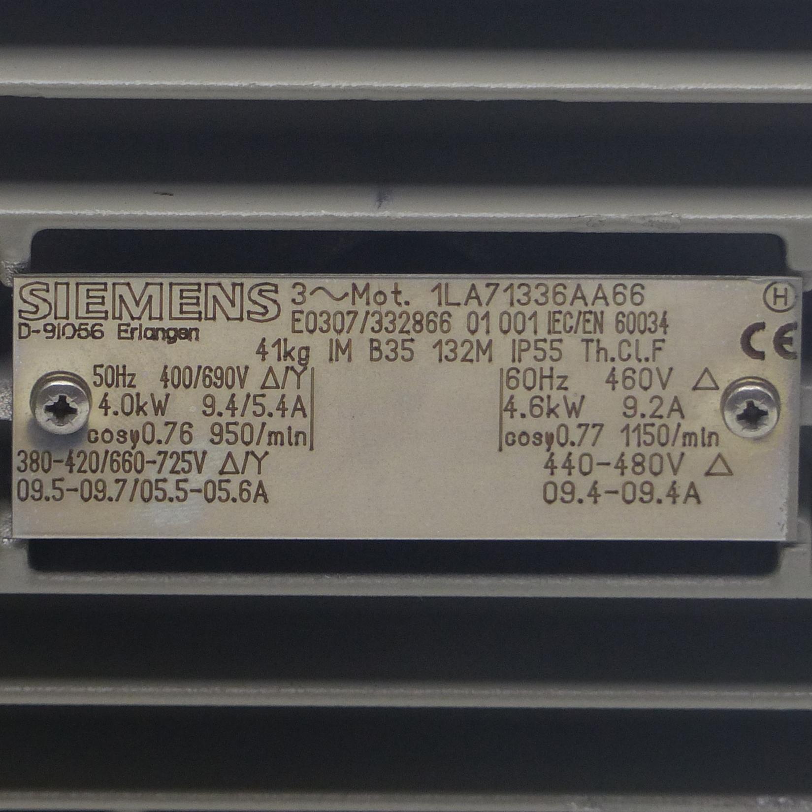 Produktfoto 2 von SIEMENS Drehstrommotor 1LA71336AA66