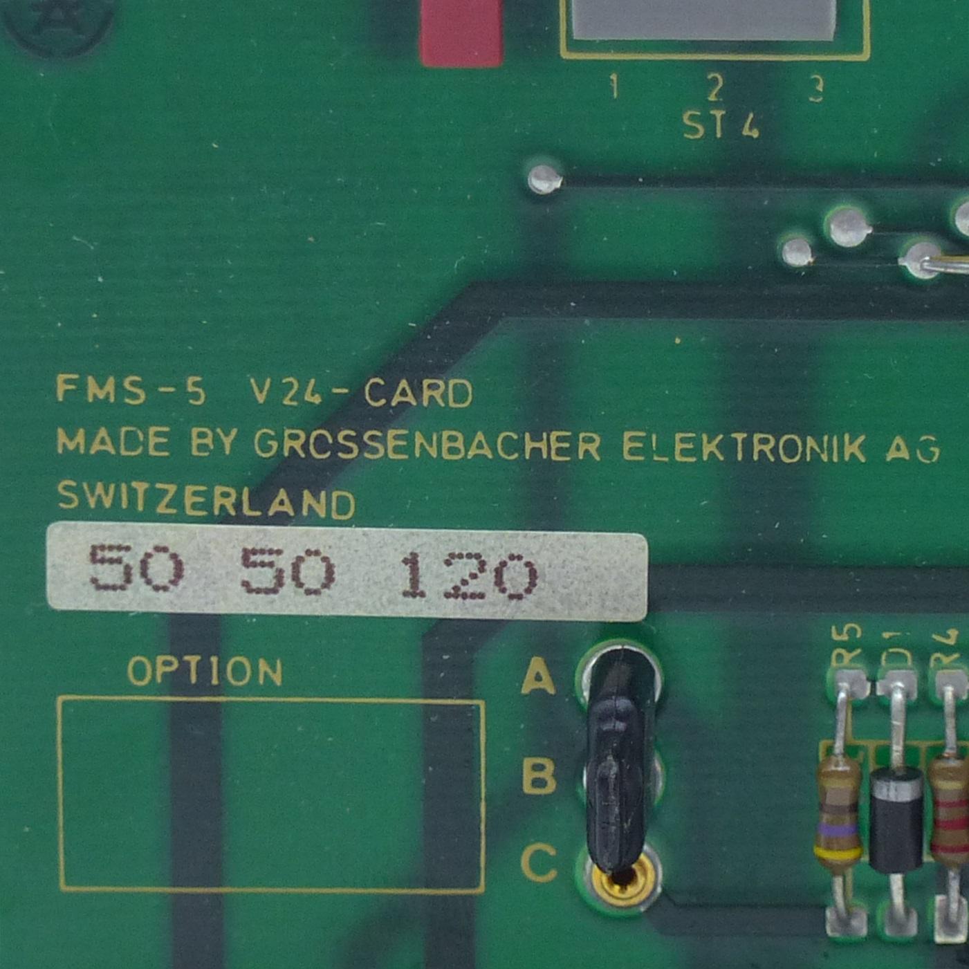 Produktfoto 2 von GROSSENBACHER ELEKTRONIK AG Ausgangskarte FMS-5