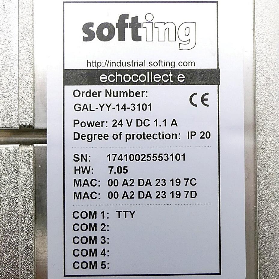 Produktfoto 2 von SOFTING Echocollect e Multiprotokoll Gateway