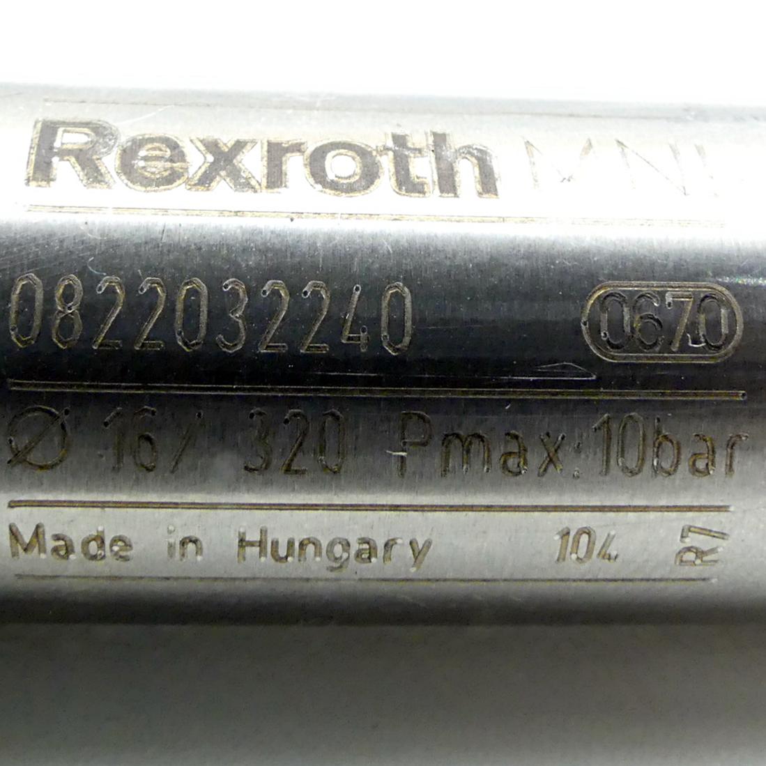 Produktfoto 2 von REXROTH Minizylinder 0822032240