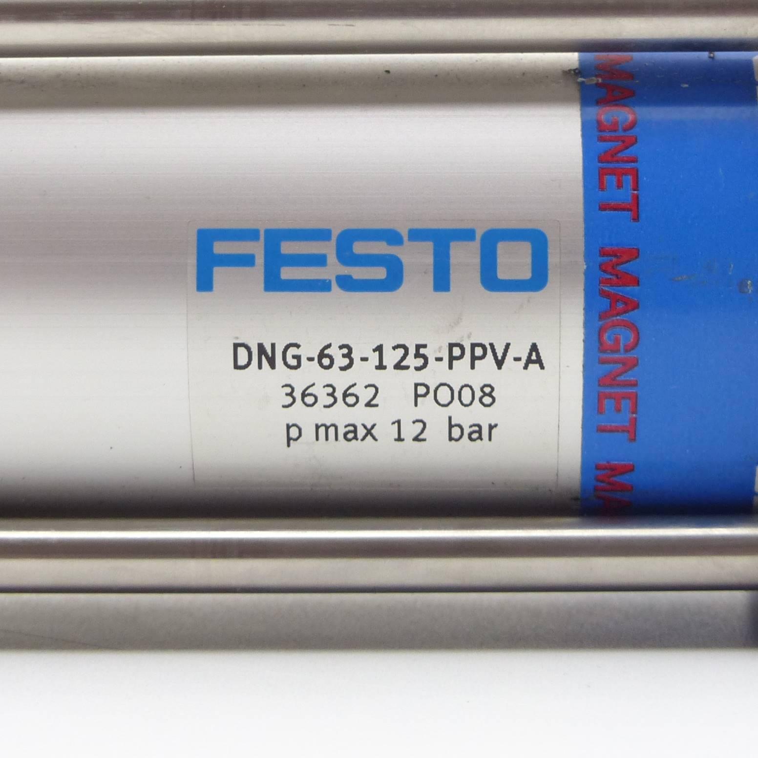 Produktfoto 2 von FESTO FESTO Kompaktzylinder DNG-63-125-PPV-A