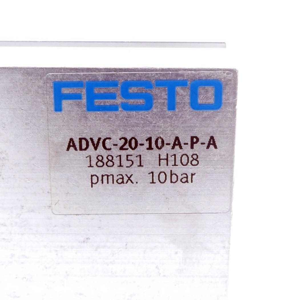 Produktfoto 2 von FESTO Pneumatikzylinder ADVC-20-10-A-P-A