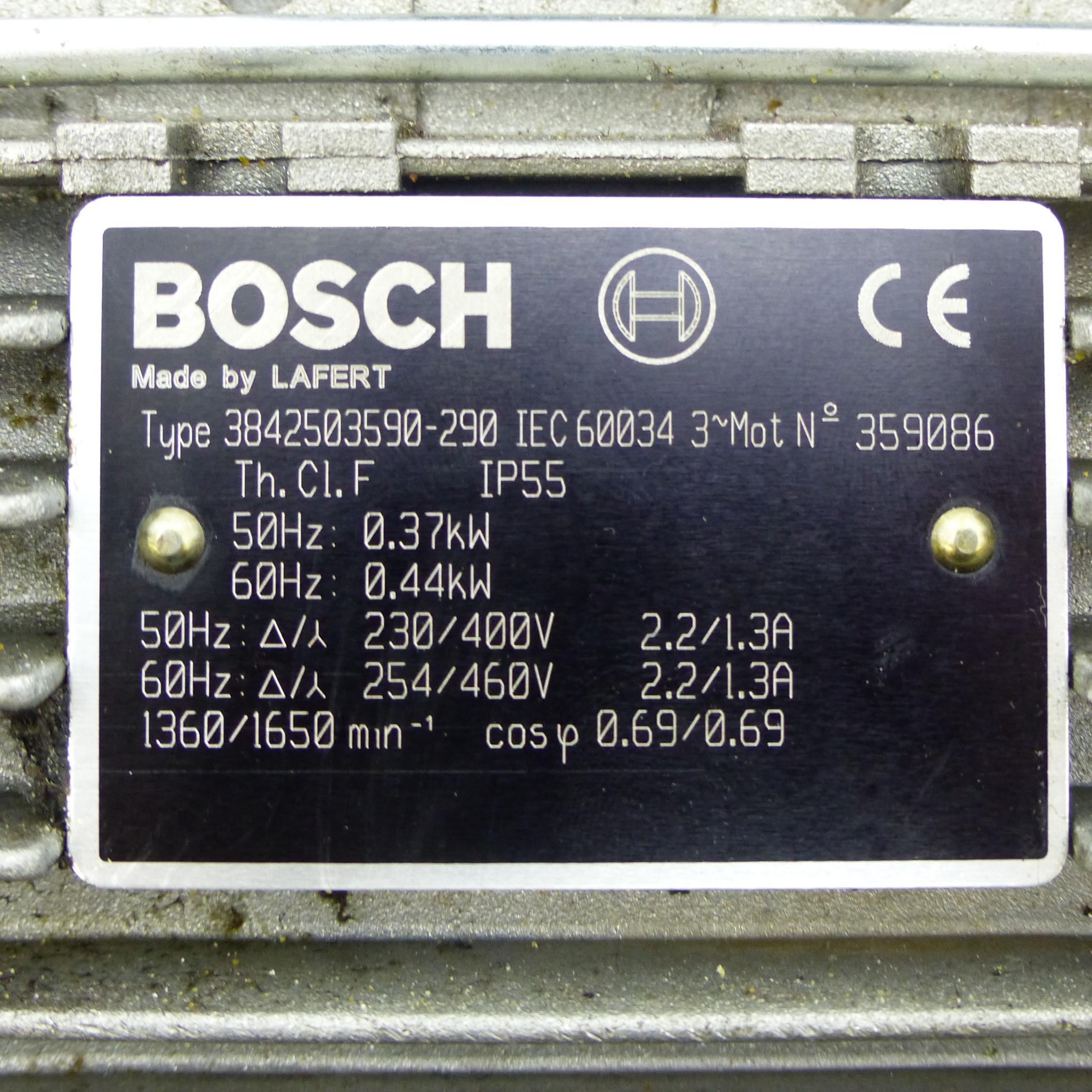 Produktfoto 2 von BOSCH Getriebemotor 3 842 503 590- 290