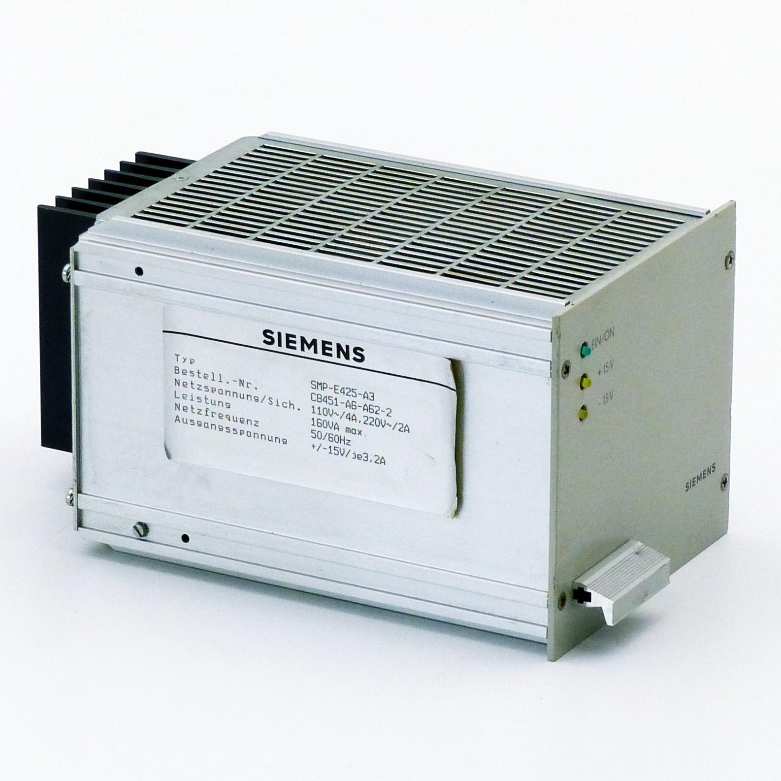 Produktfoto 1 von SIEMENS Netzgerät SMP-E425-A3