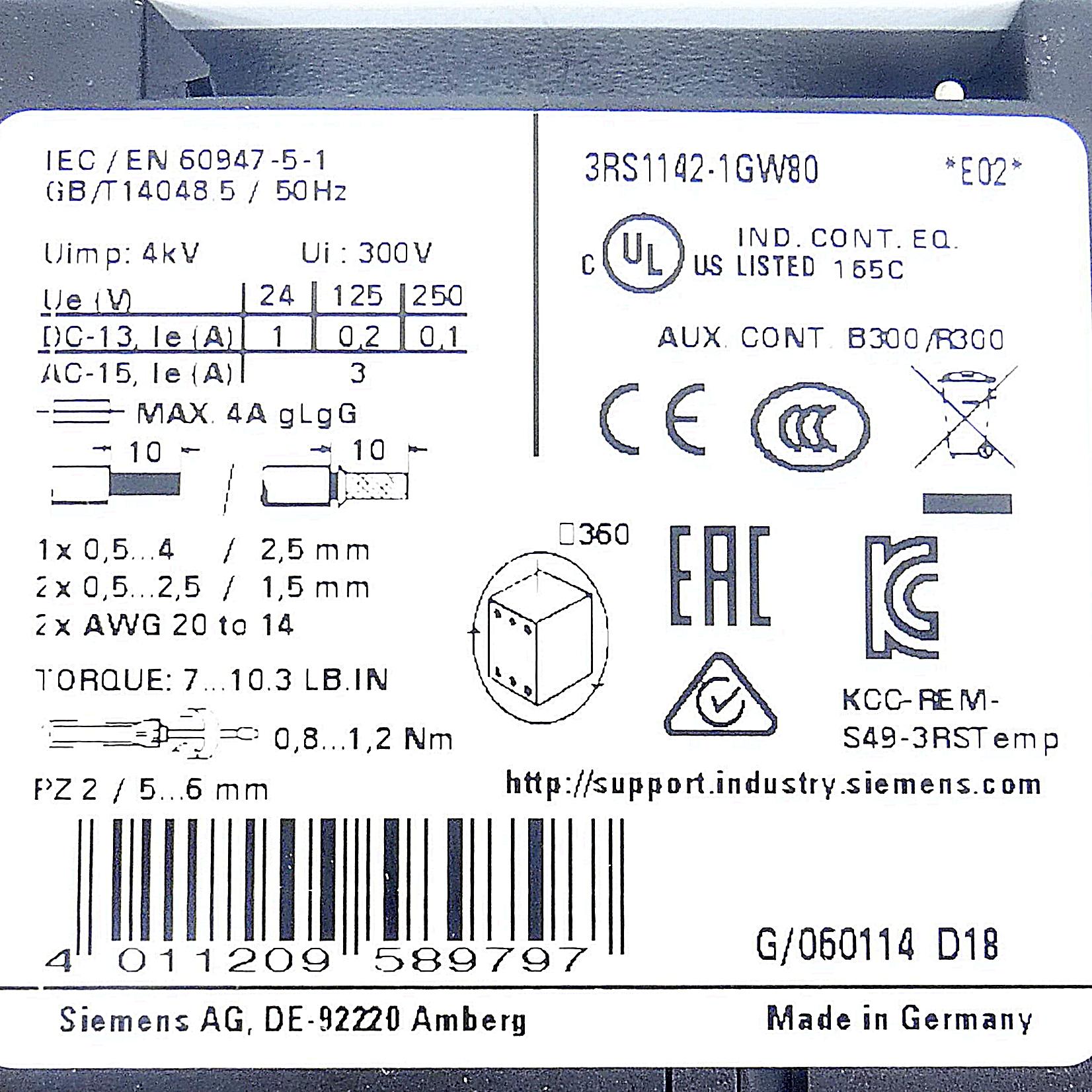 Produktfoto 2 von SIEMENS Temperaturüberwachungsrelais