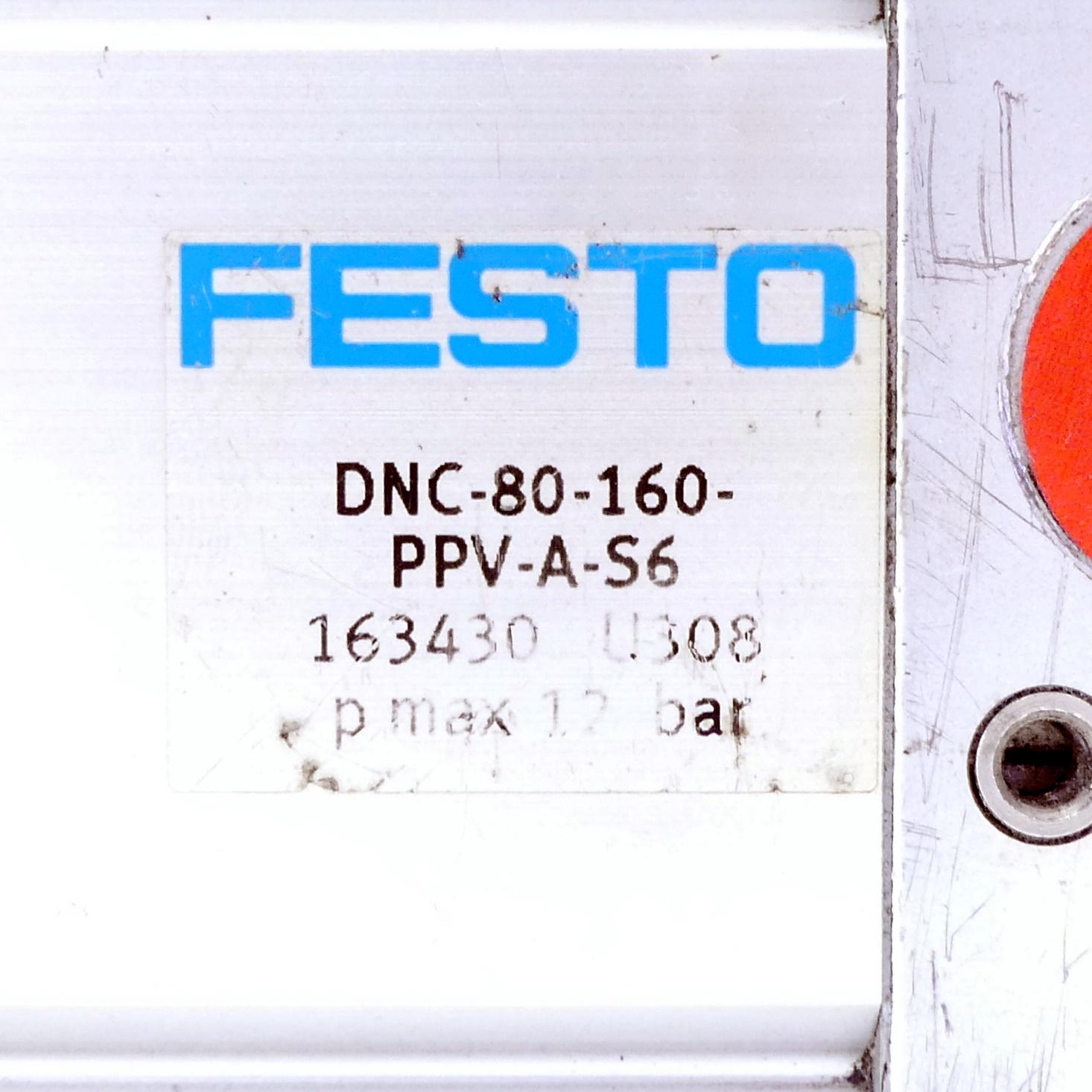 Produktfoto 2 von FESTO Pneumatikzylinder DNC-80-160-PPV-A-S6