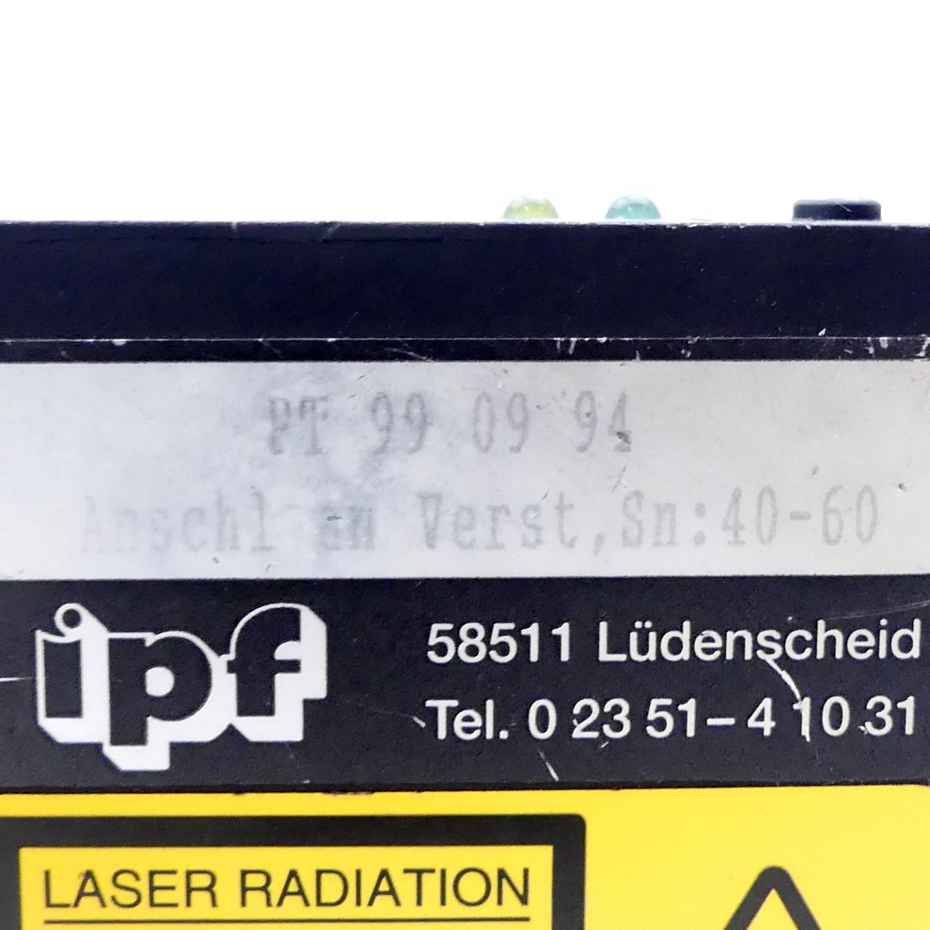 Produktfoto 2 von IPF Micro Laser Sensor ARN1251