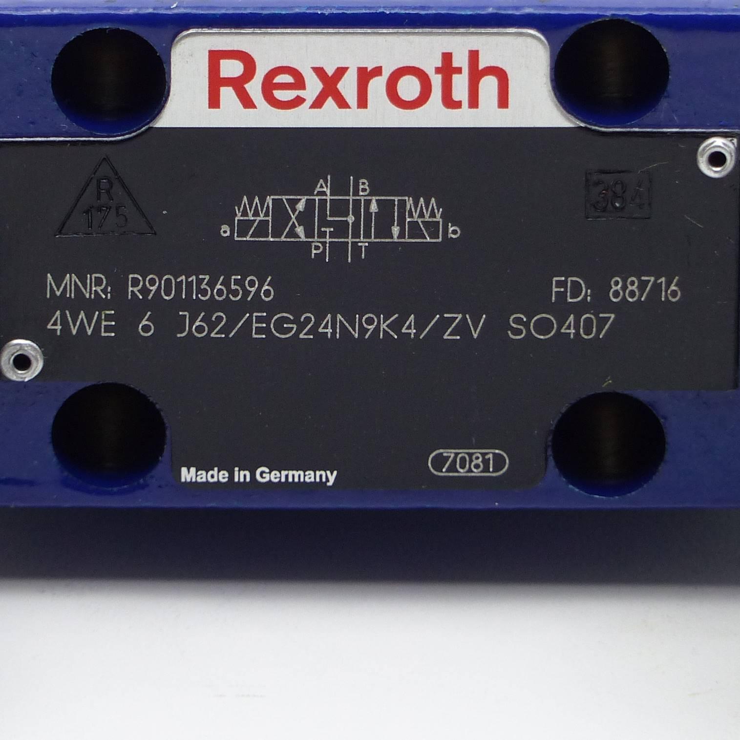 Produktfoto 2 von REXROTH 4/3 Wegeventil 4WE6J6X/EG24N9K4/ZVSO407