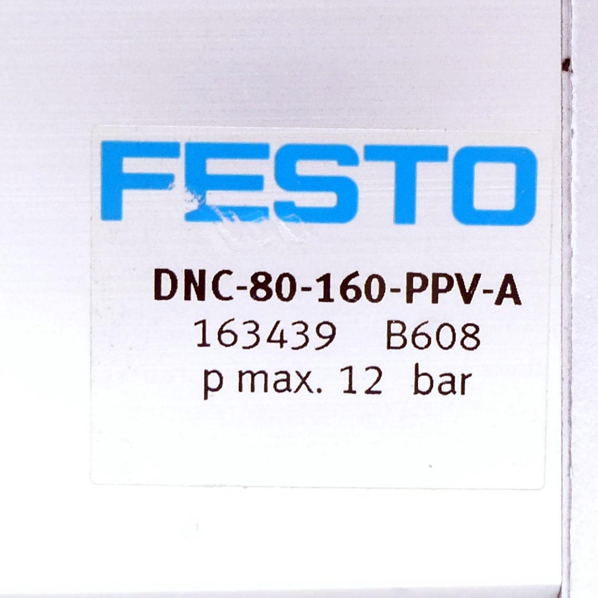 Produktfoto 2 von FESTO Pneumatikzylinder DNC-80-160-PPV-A