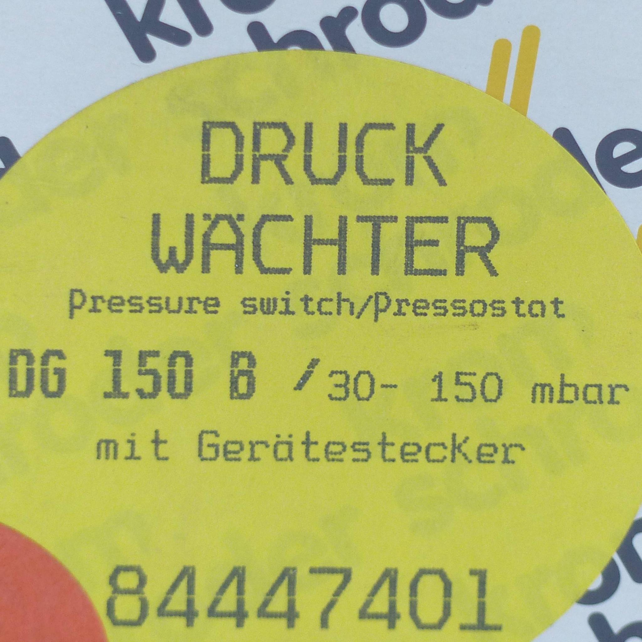 Produktfoto 2 von KROMSCHRöDER Druckwächter DG 150 B