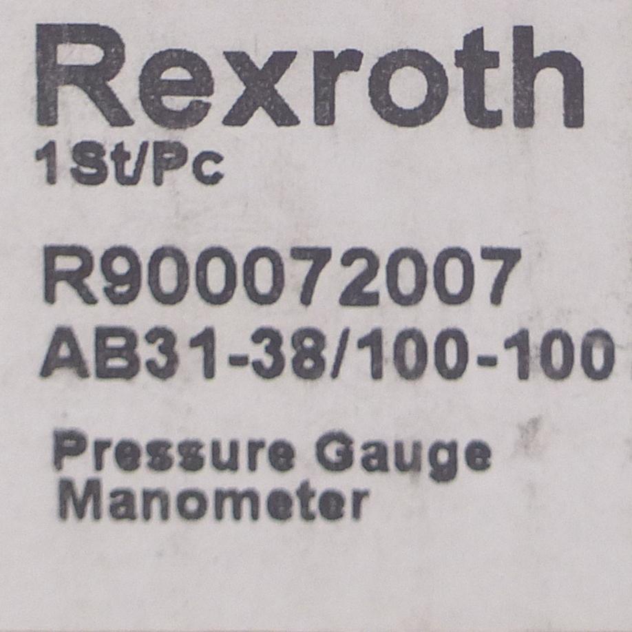 Produktfoto 2 von REXROTH Manometer AB31-38/100-100