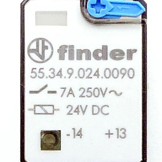 Produktfoto 2 von FINDER 9 Stück Steckrelais 24 V/DC 7 A