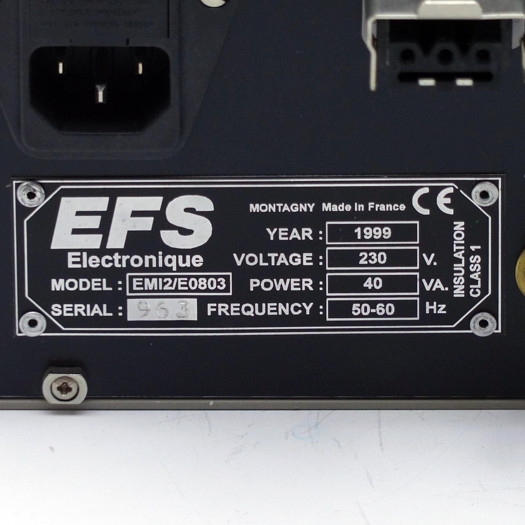 Produktfoto 2 von EFS ELECTRONIQUE Durchflussmesser