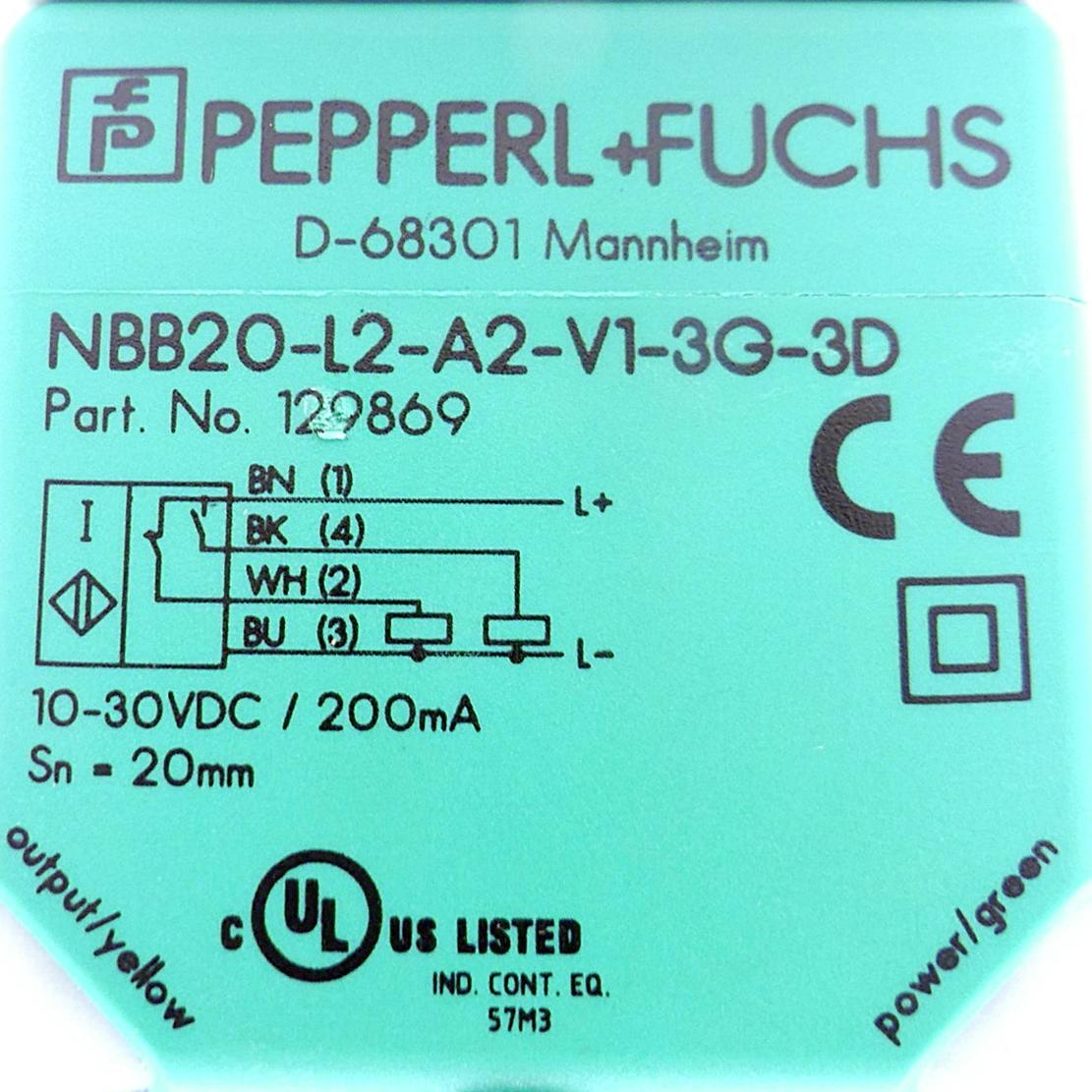 Produktfoto 2 von PEPPERL+FUCHS Induktiver Sensor