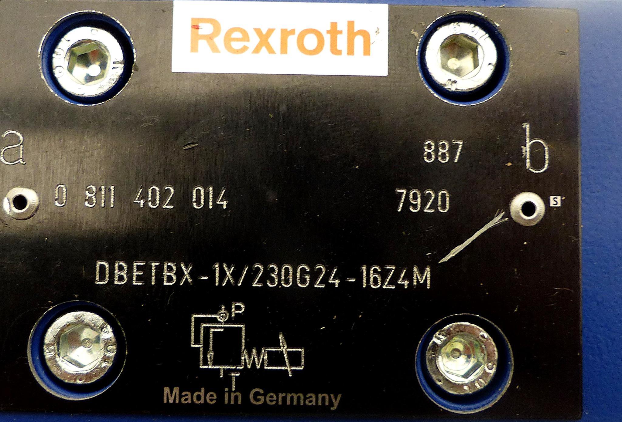 Produktfoto 2 von REXROTH Proportional-Druckbegrenzungsventil DBETBX-1X/230G24-16Z4M