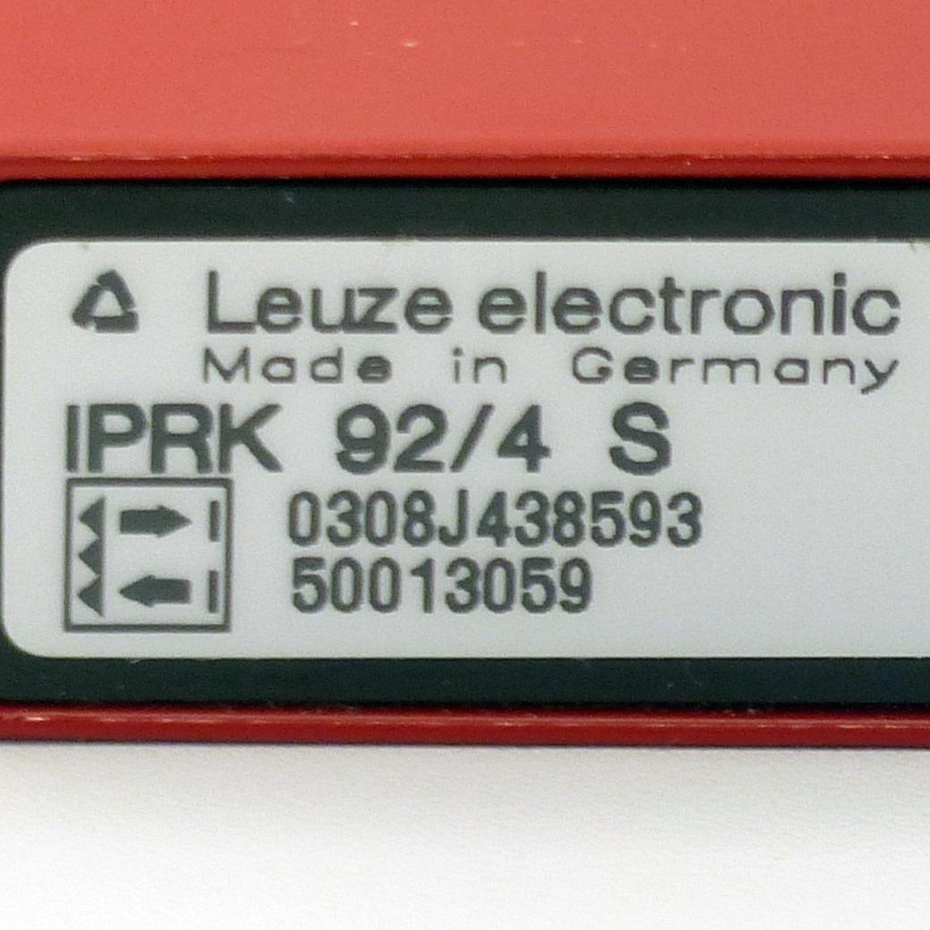 Produktfoto 2 von LEUZE ELECTRONIC Reflexionslichtschranke IPRK 92/4 S