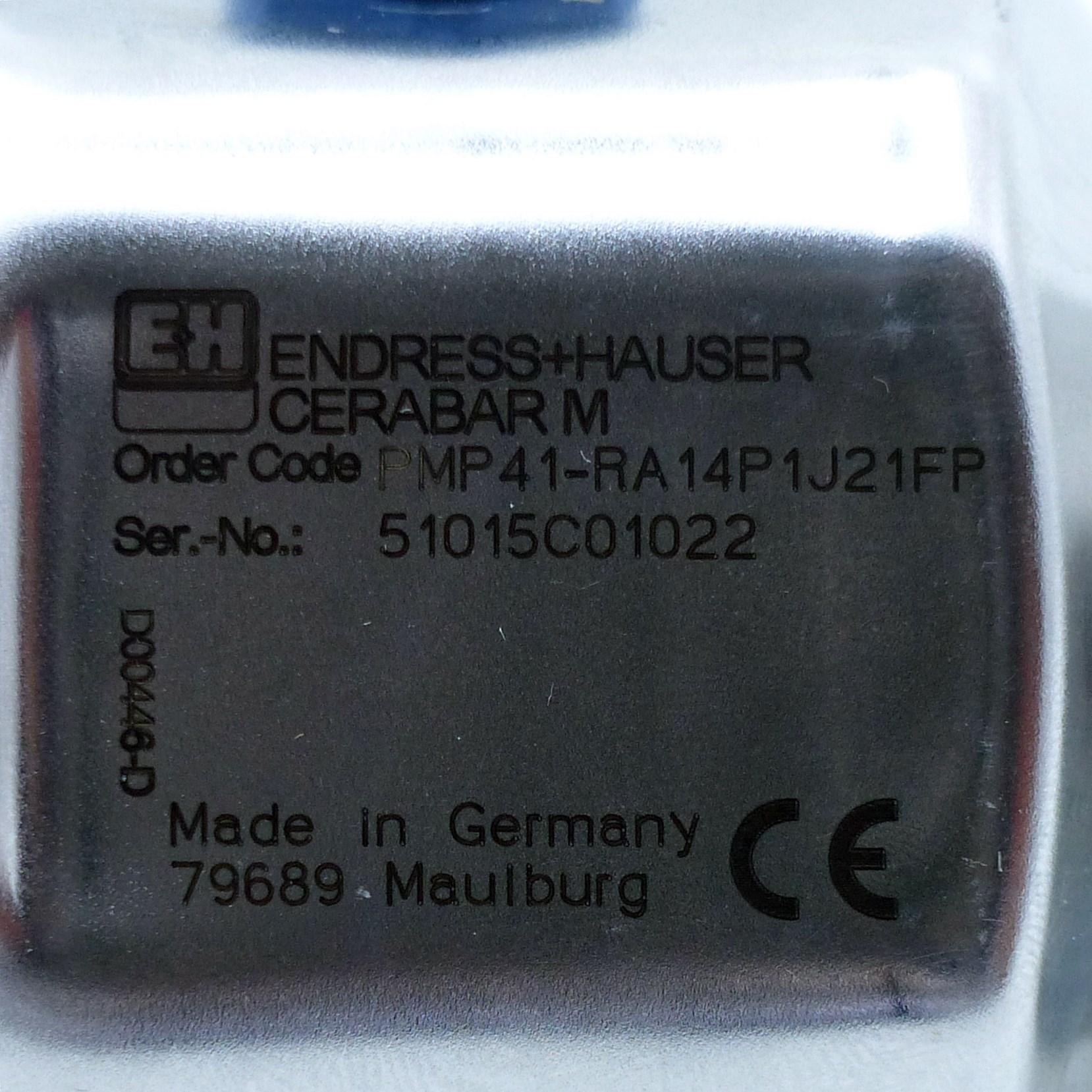 Produktfoto 2 von ENDRESS+HAUSER Drucktransmitter PMP41-RA14P1J21FP