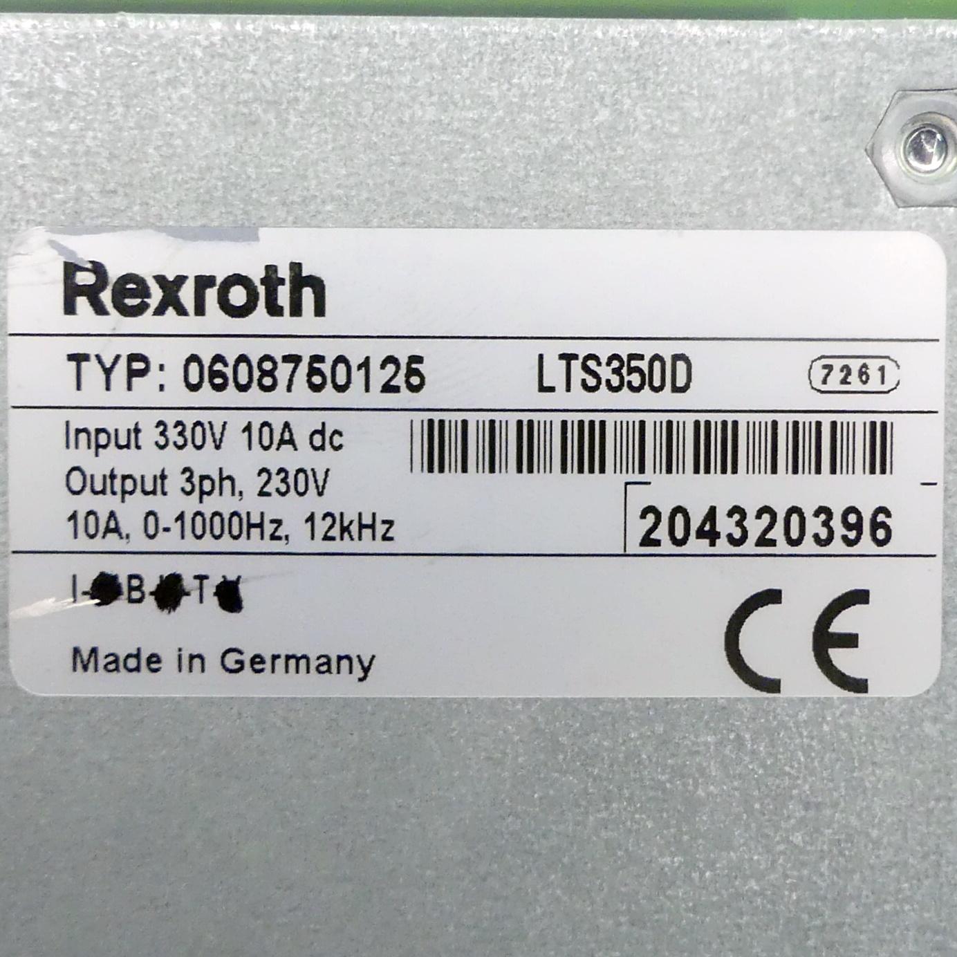 Produktfoto 2 von REXROTH Leistungsteil LTS350D