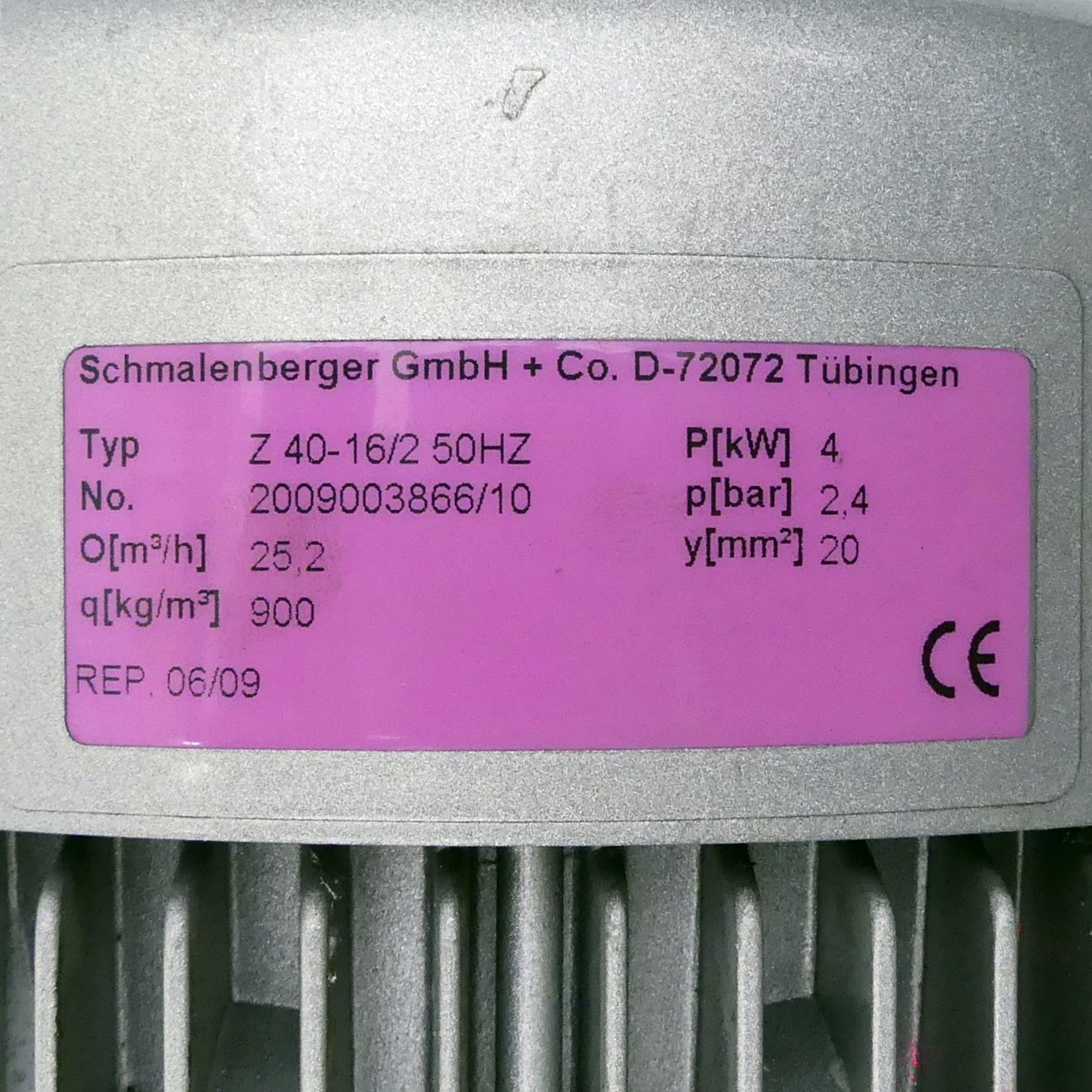 Produktfoto 2 von SCHMALENBERGER Tauchpumpe Z 40-16/2 50HZ