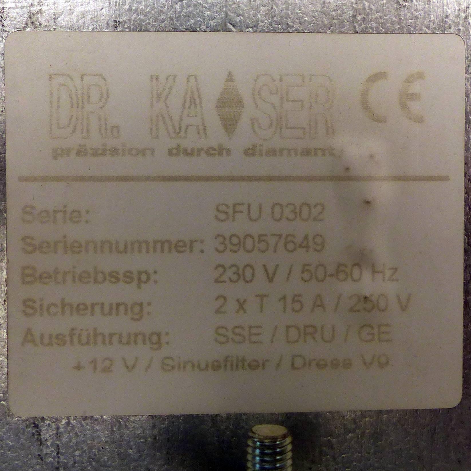 Produktfoto 2 von DR. KAISER Frequenzumformer