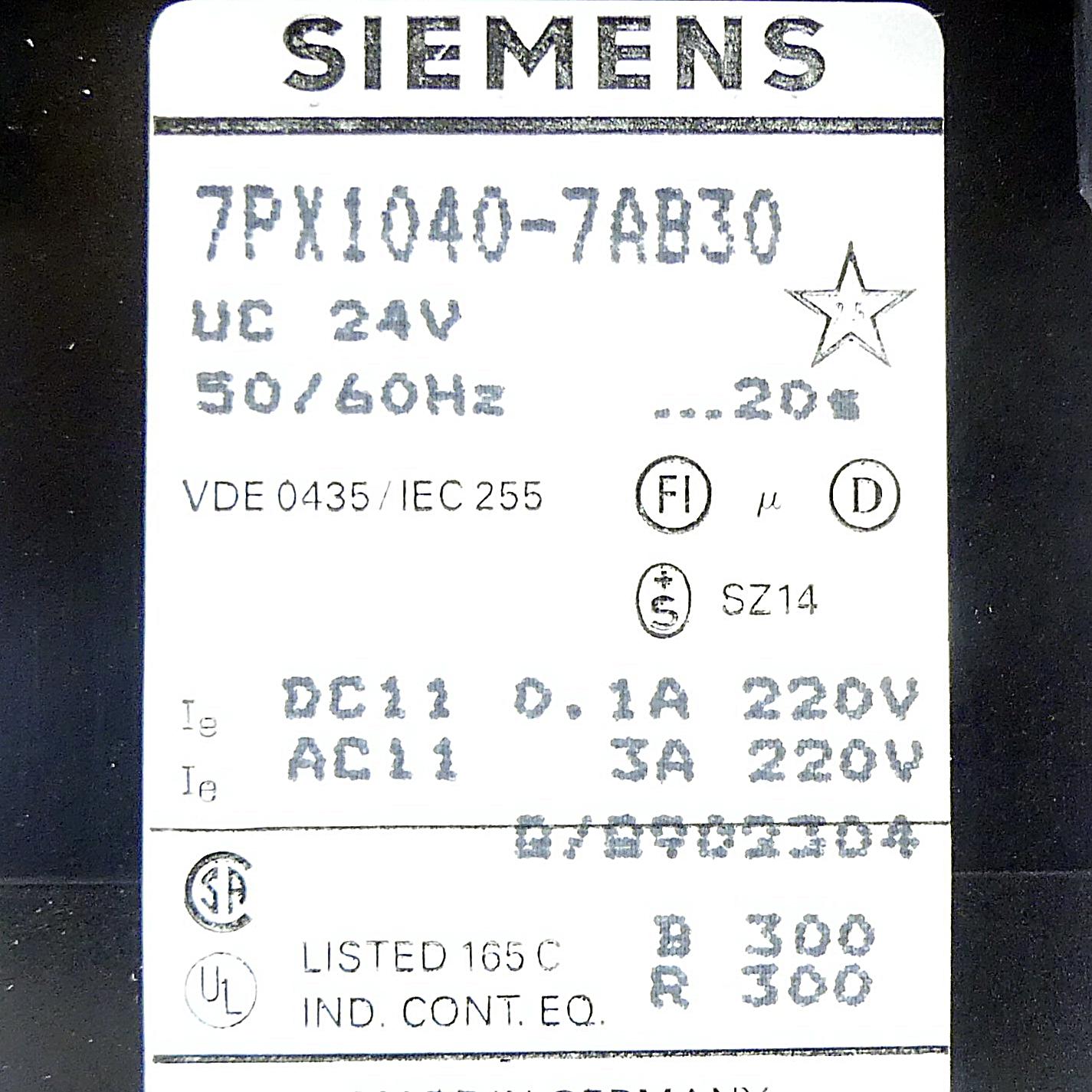 Produktfoto 2 von SIEMENS Zeitrelais 7PX1040-7AB30