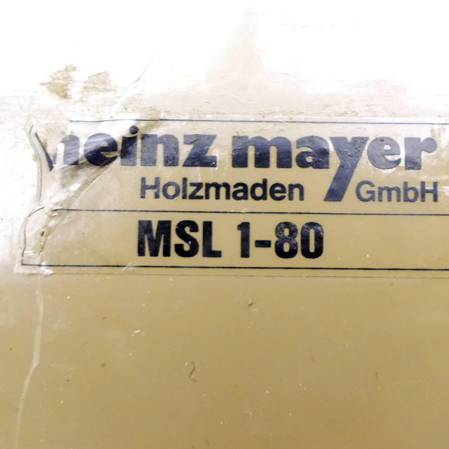 Produktfoto 2 von HEINZ MAYER Lineareinheit MSL 1-80