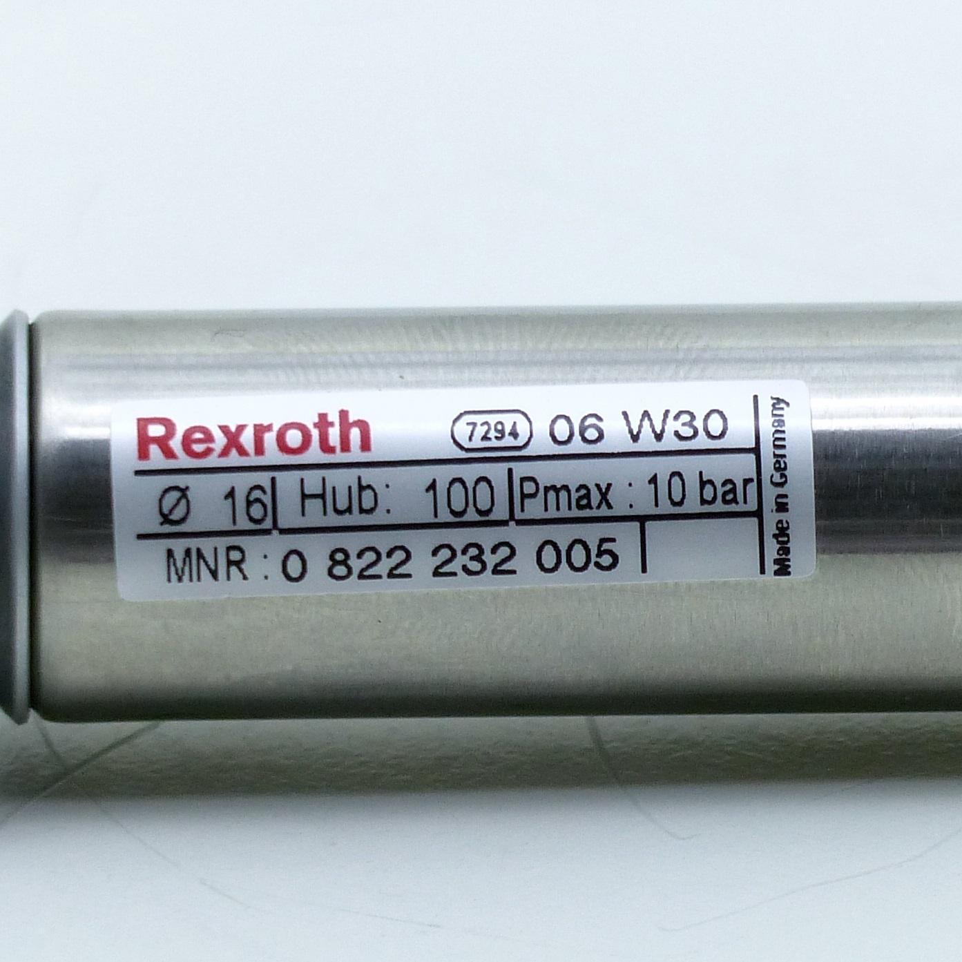 Produktfoto 2 von REXROTH Rundzylinder 16 x 100