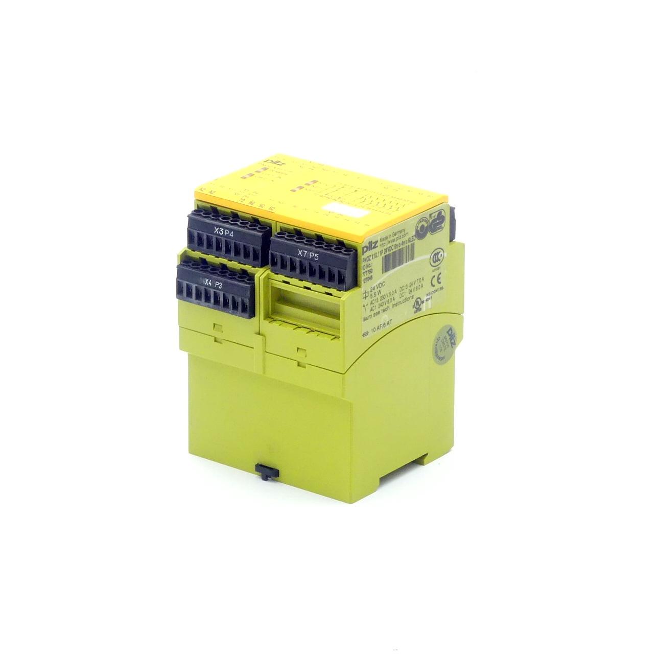 PILZ Sicherheitsschaltrelais PNOZ X10.11P 24VDC 6n/o 4n/c 6LED