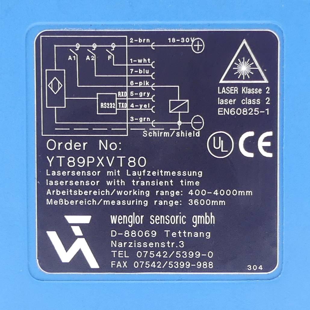 Produktfoto 2 von WENGLOR Lasersensor mit Laufzeitmessung