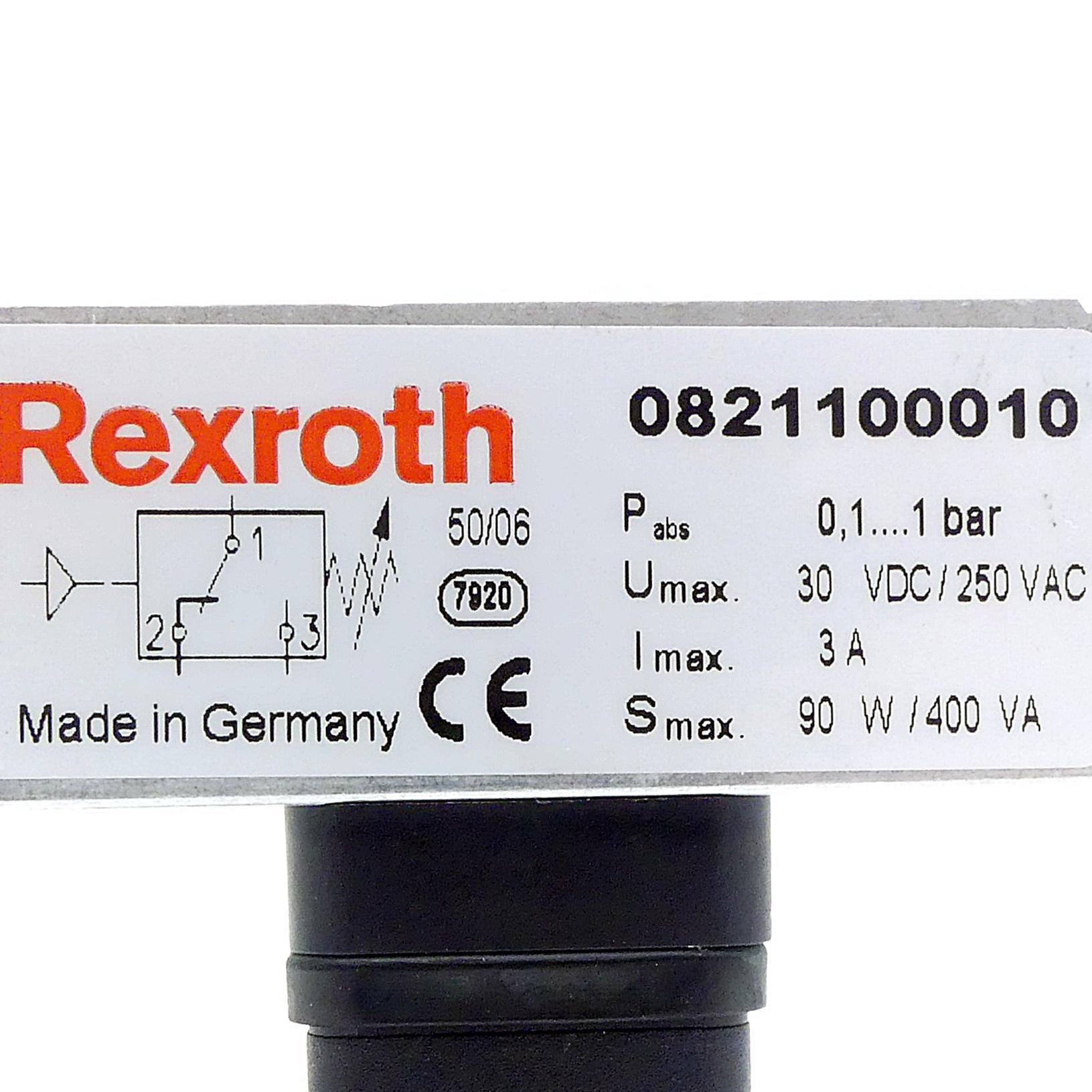 Produktfoto 2 von REXROTH Druckschalter