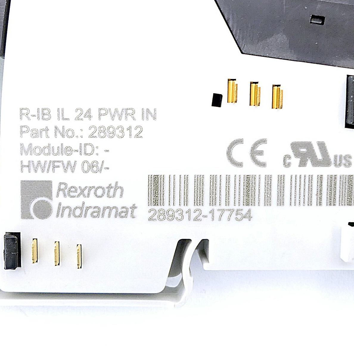 Produktfoto 2 von REXROTH Einspeise-Modul R-IB IL 24 PWR IN