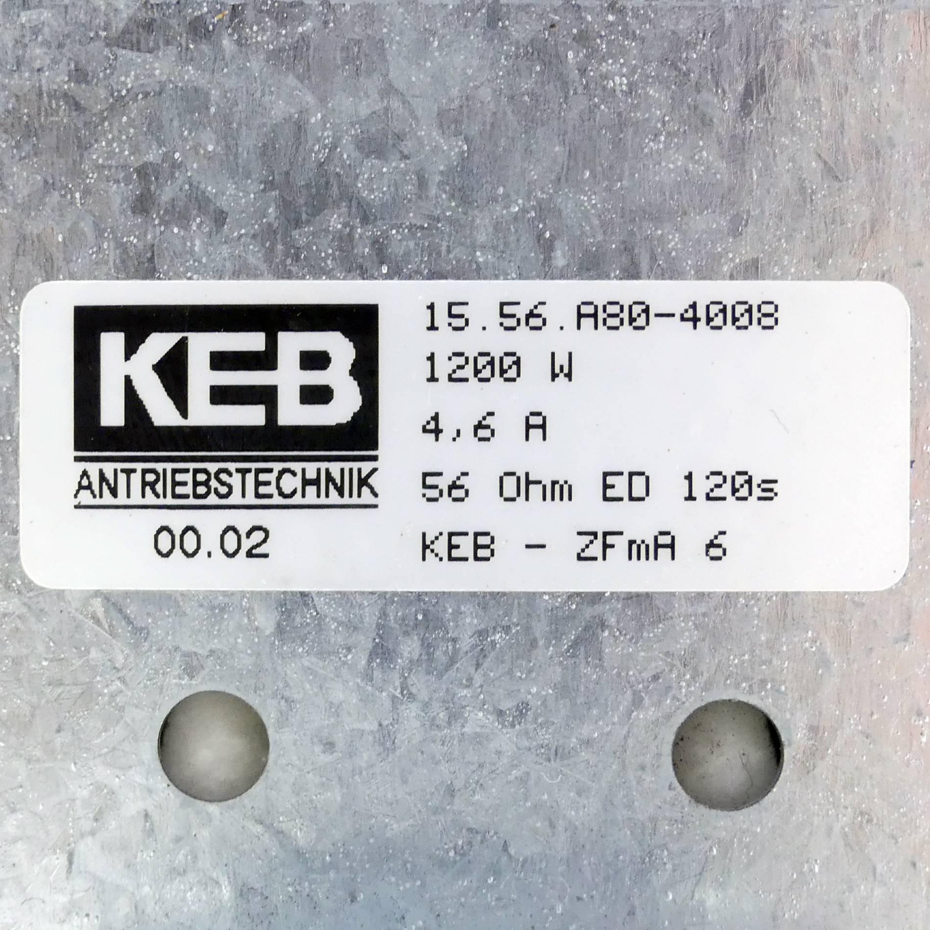 Produktfoto 2 von KEB ANTRIEBSTECHNIK Bremswiderstand