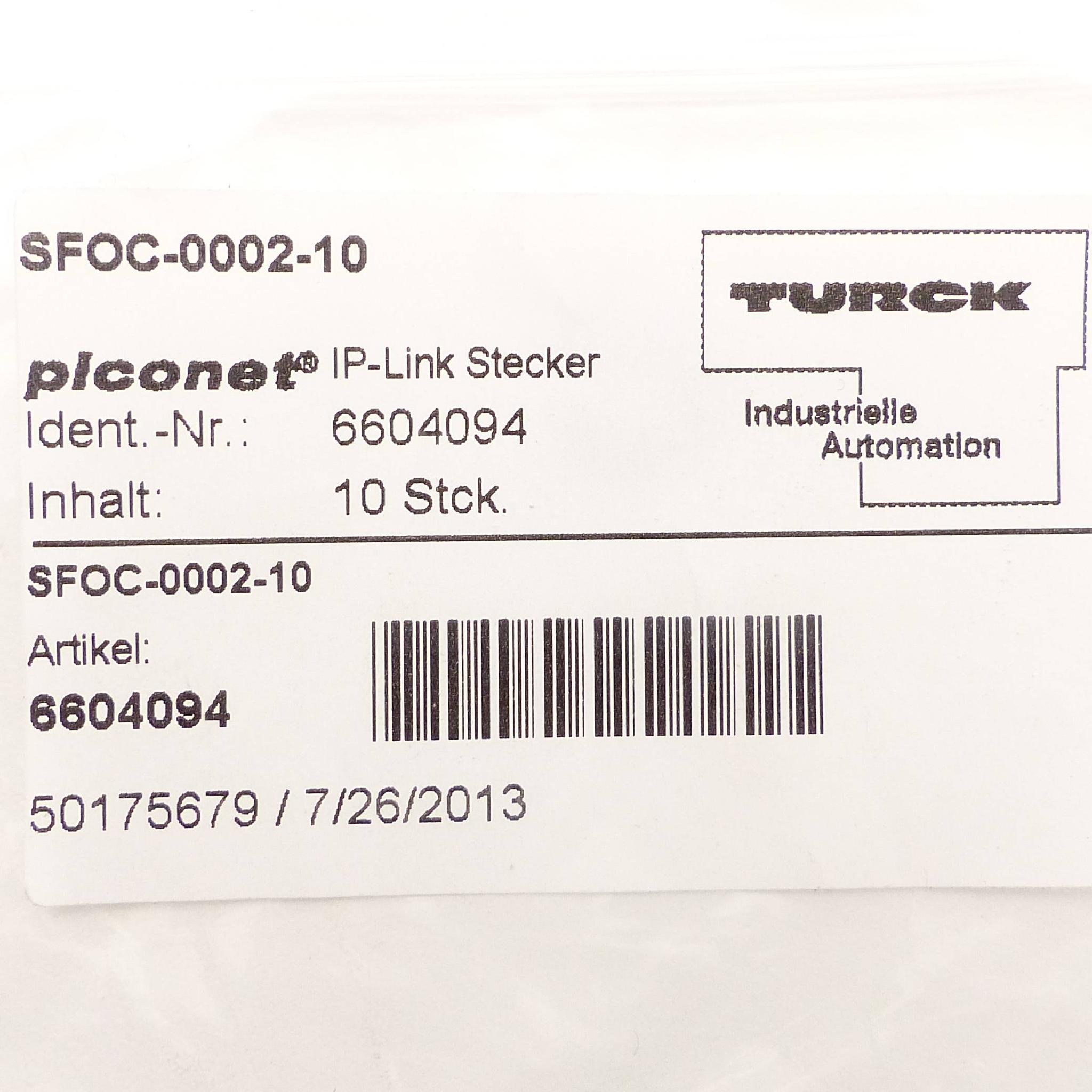 Produktfoto 2 von TURCK IP-Link Stecker