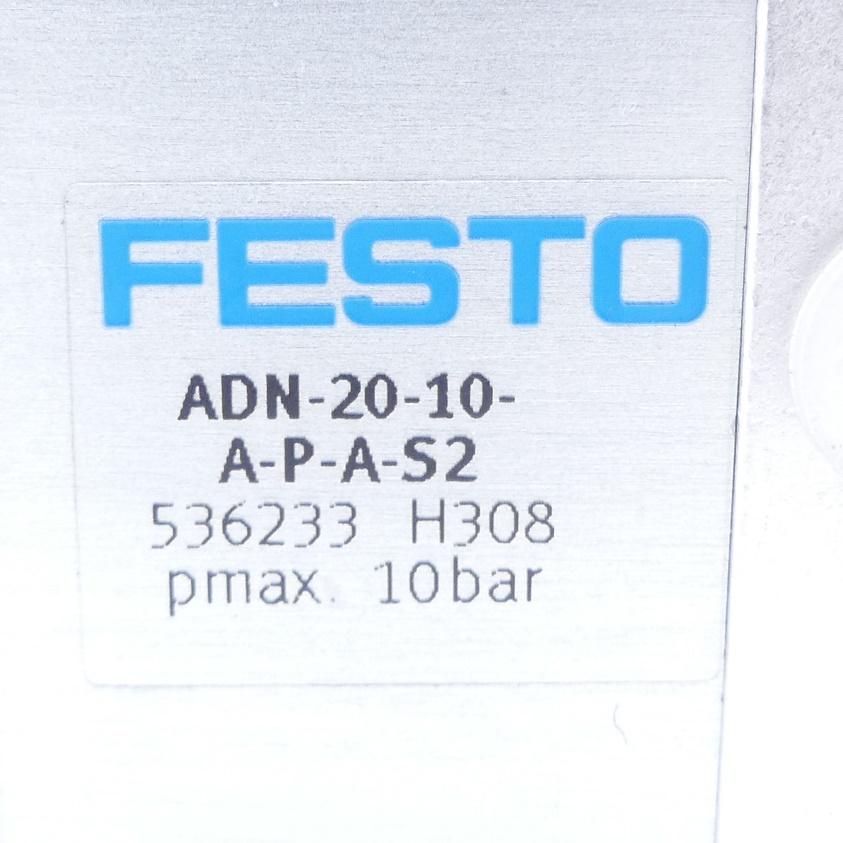 Produktfoto 2 von FESTO Pneumatikzylinder ADN-20-10-A-P-A-S2